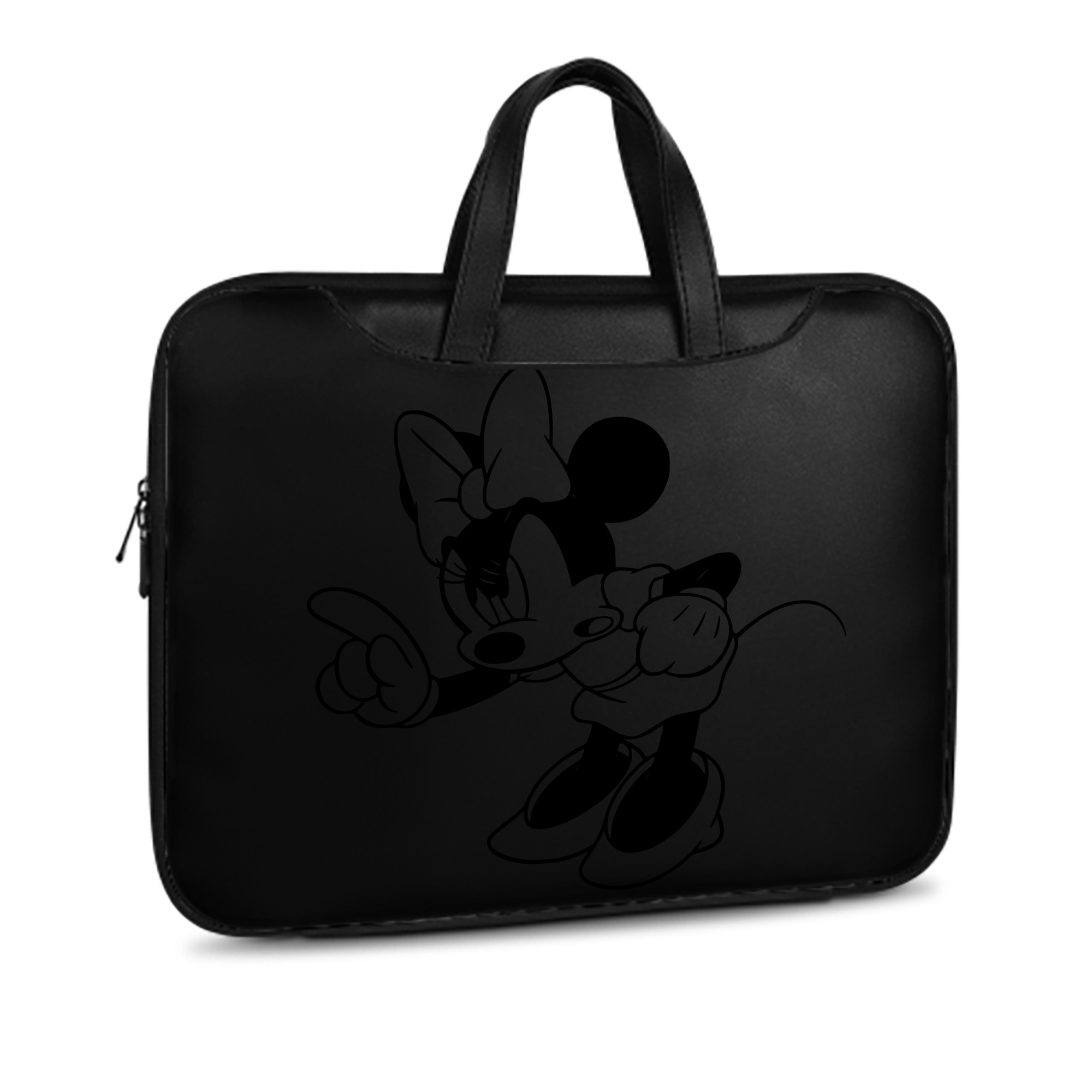 ミッキーマウス Mickey Mouse レザーラップトップバッグ　ノートパソコンケース