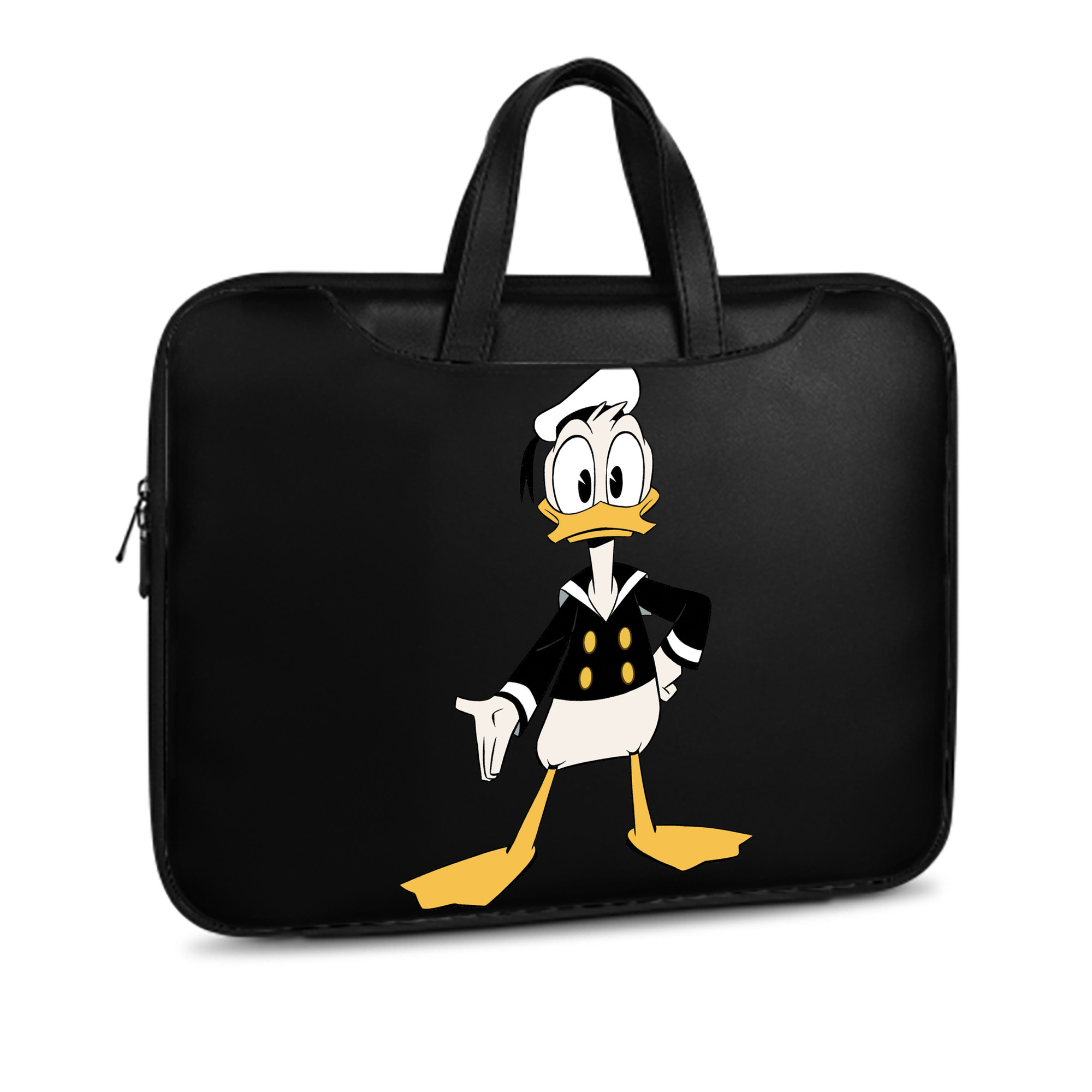 ミッキーマウス Mickey Mouse レザーラップトップバッグ　ノートパソコンケース