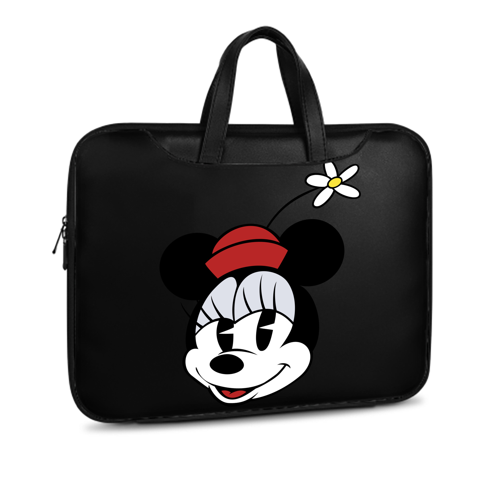 （画像用） ミッキーマウス Mickey Mouse レザーラップトップバッグ　ノートパソコンケース