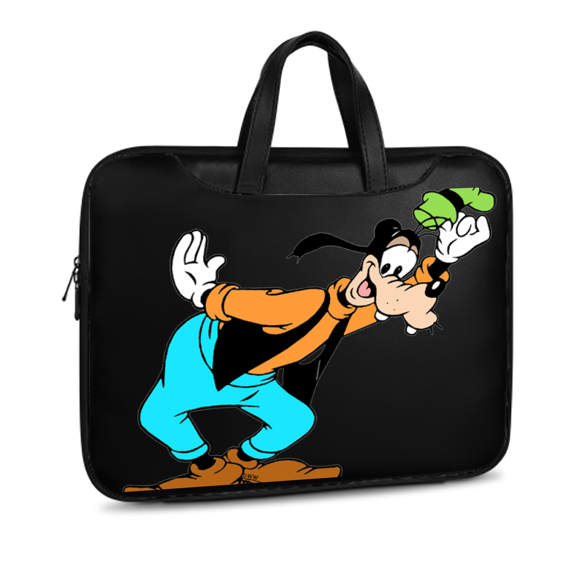 ミッキーマウス Mickey Mouse レザーラップトップバッグ　ノートパソコンケース