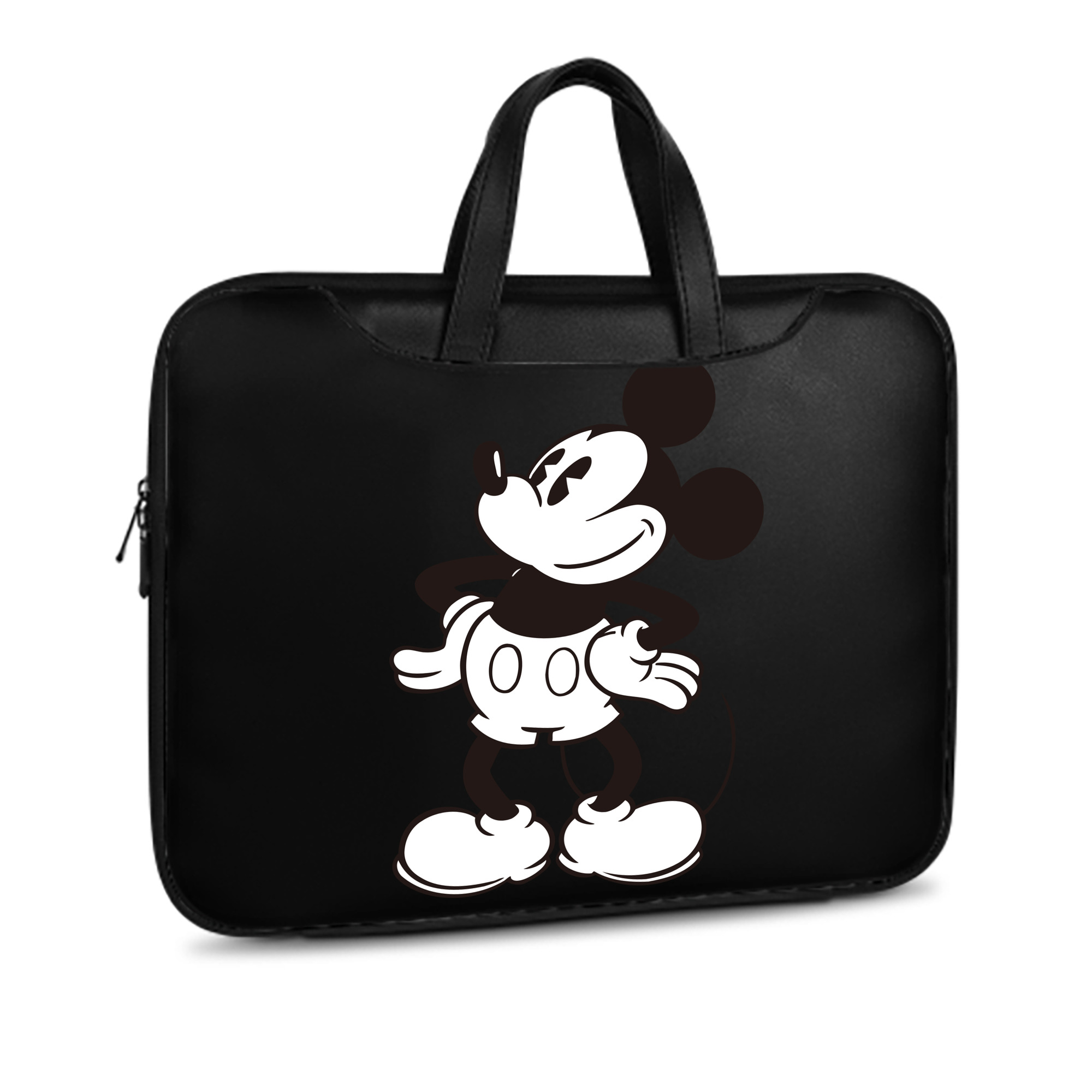 ミッキーマウス Mickey Mouse レザーラップトップバッグ　ノートパソコンケース