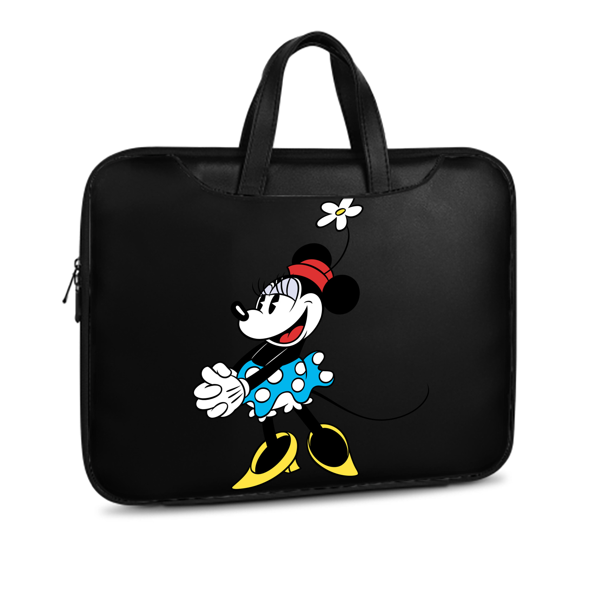 ミッキーマウス Mickey Mouse レザーラップトップバッグ　ノートパソコンケース