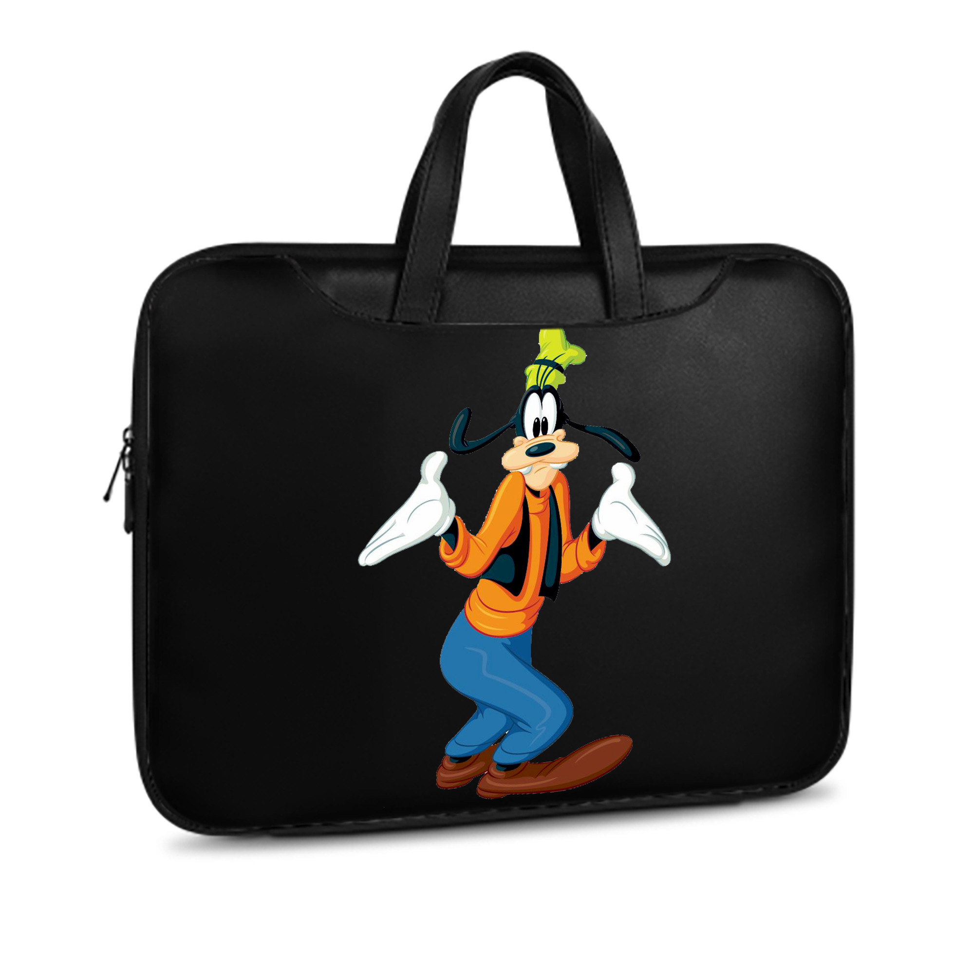 ミッキーマウス Mickey Mouse レザーラップトップバッグ　ノートパソコンケース