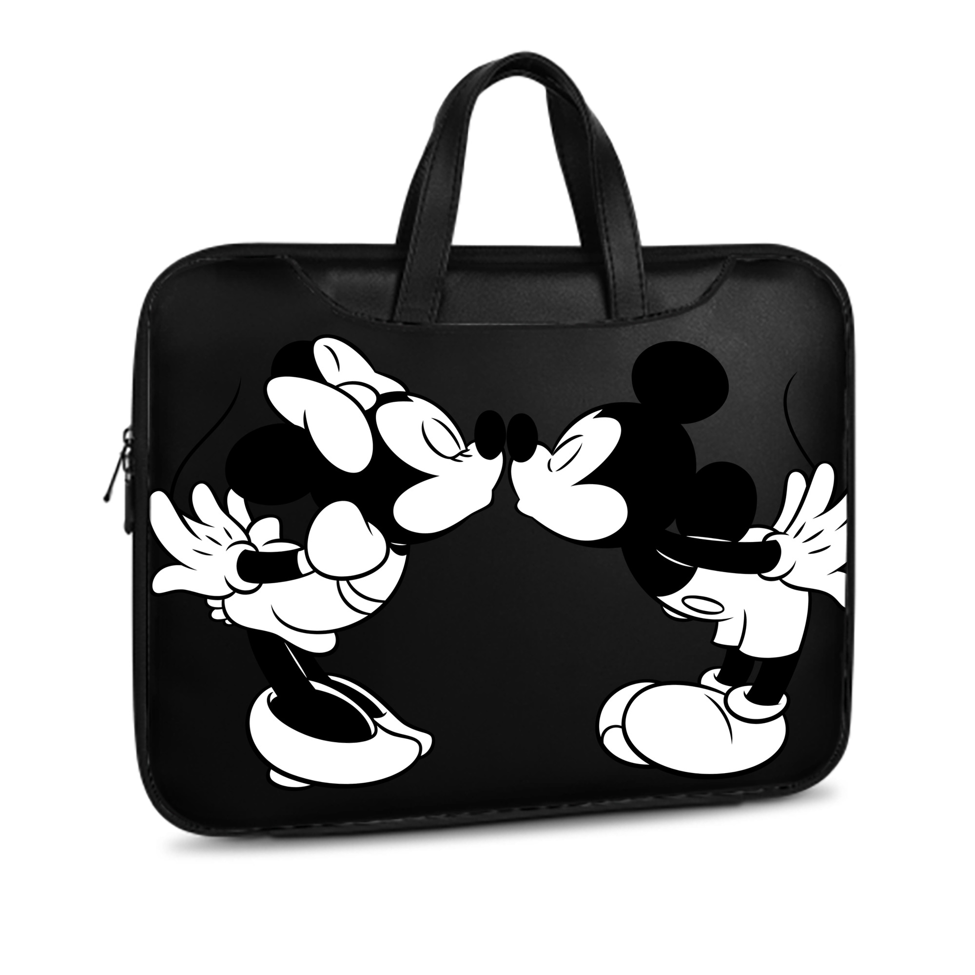 ミッキーマウス Mickey Mouse レザーラップトップバッグ　ノートパソコンケース
