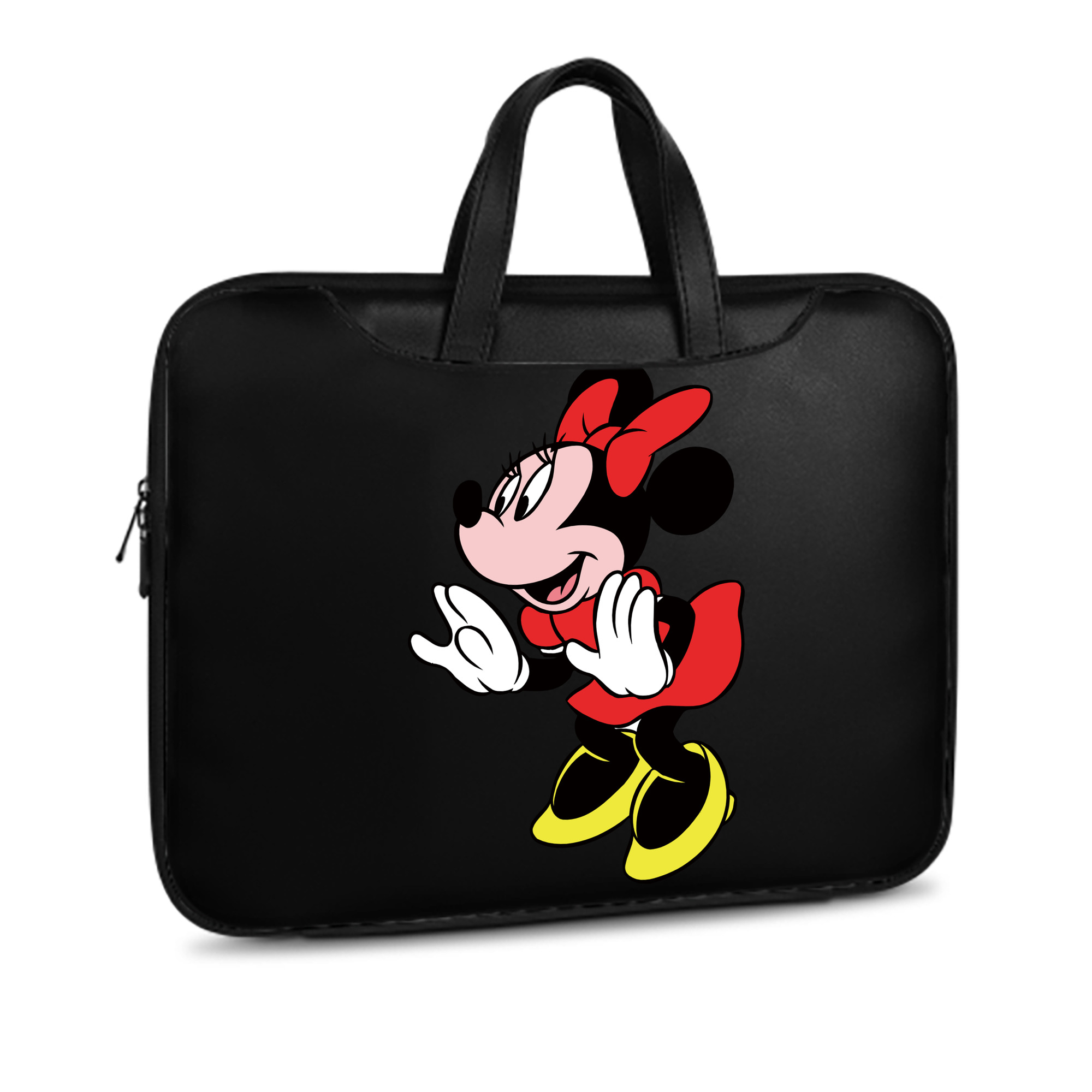 ミッキーマウス Mickey Mouse レザーラップトップバッグ　ノートパソコンケース