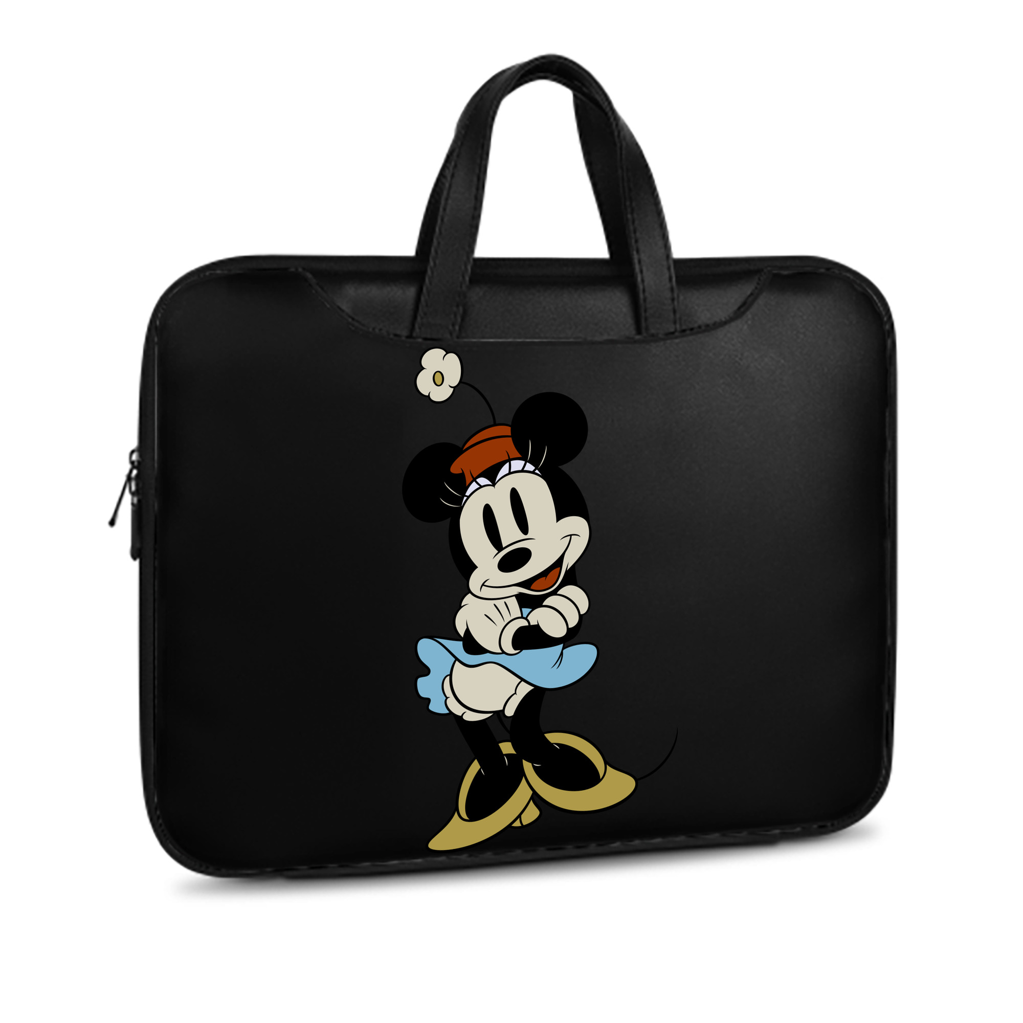 ミッキーマウス Mickey Mouse レザーラップトップバッグ　ノートパソコンケース