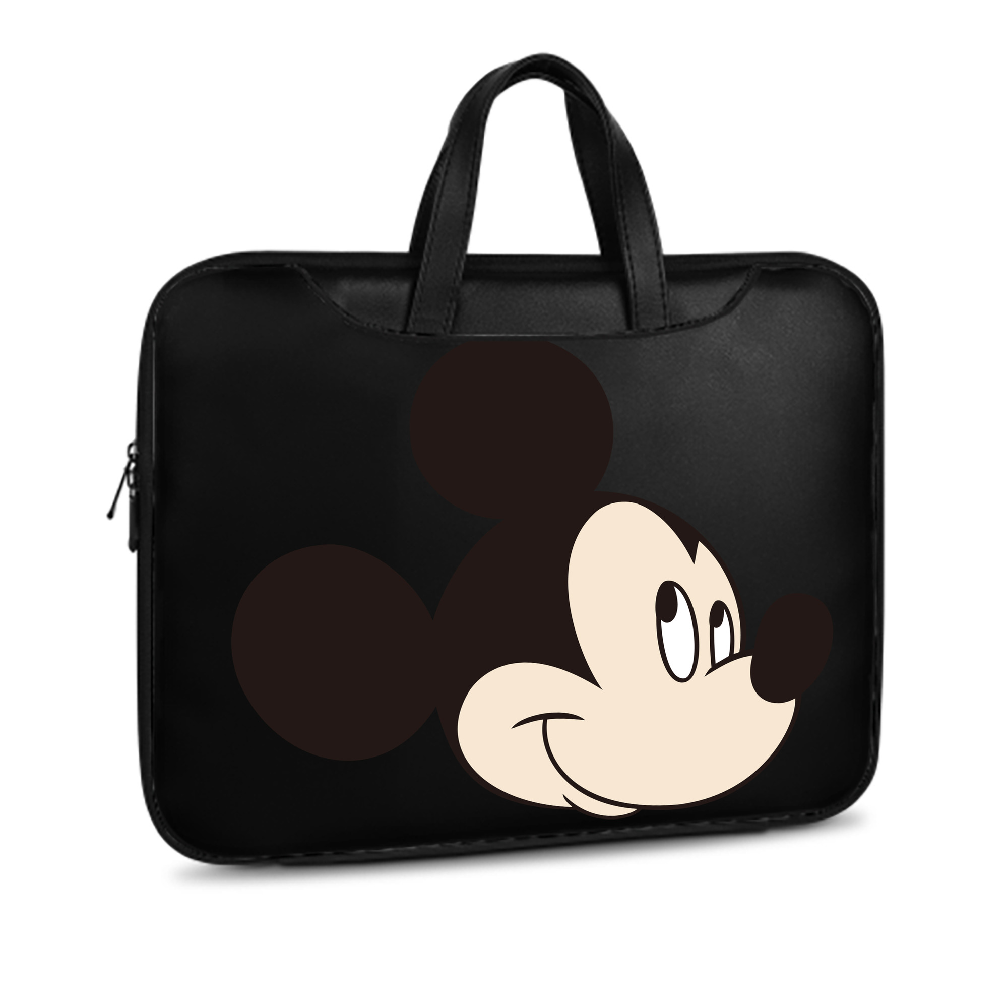 ミッキーマウス Mickey Mouse レザーラップトップバッグ　ノートパソコンケース