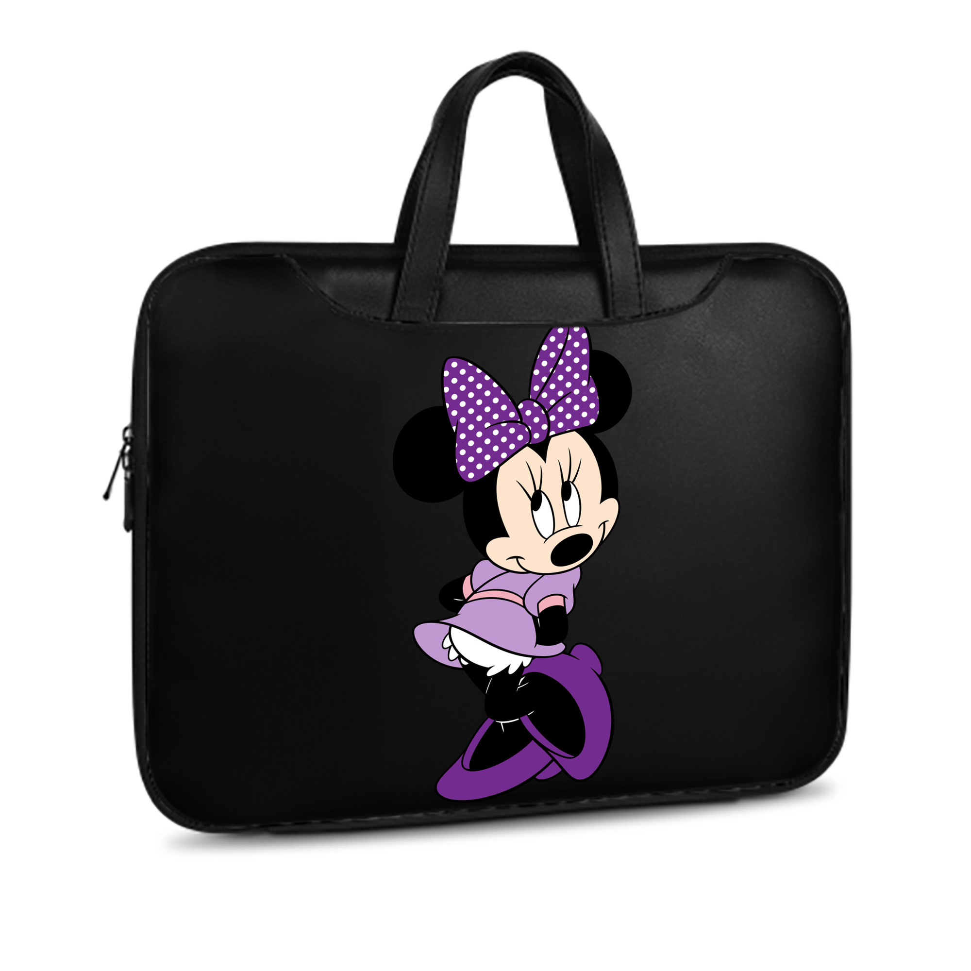 ミッキーマウス Mickey Mouse レザーラップトップバッグ　ノートパソコンケース