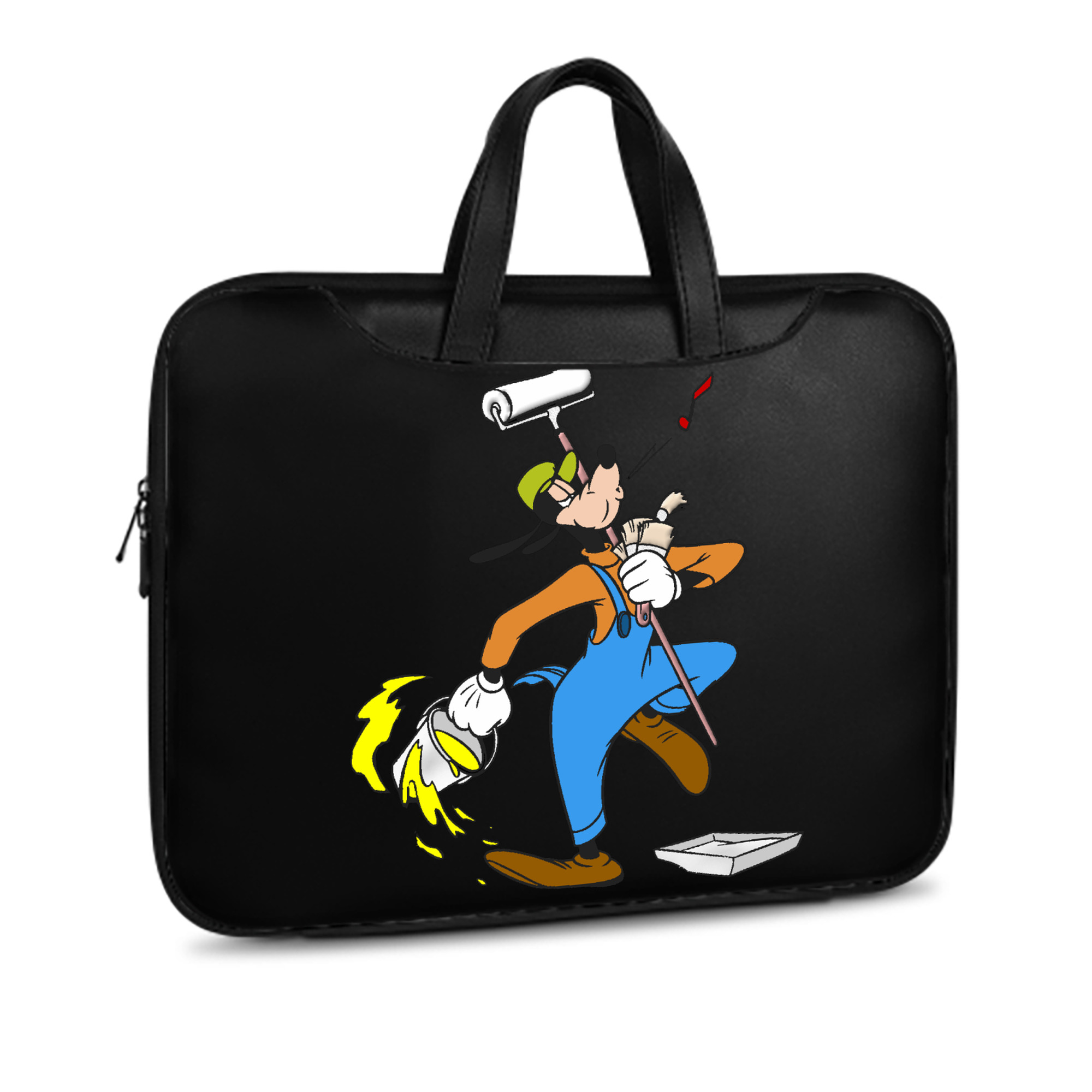 ミッキーマウス Mickey Mouse レザーラップトップバッグ　ノートパソコンケース