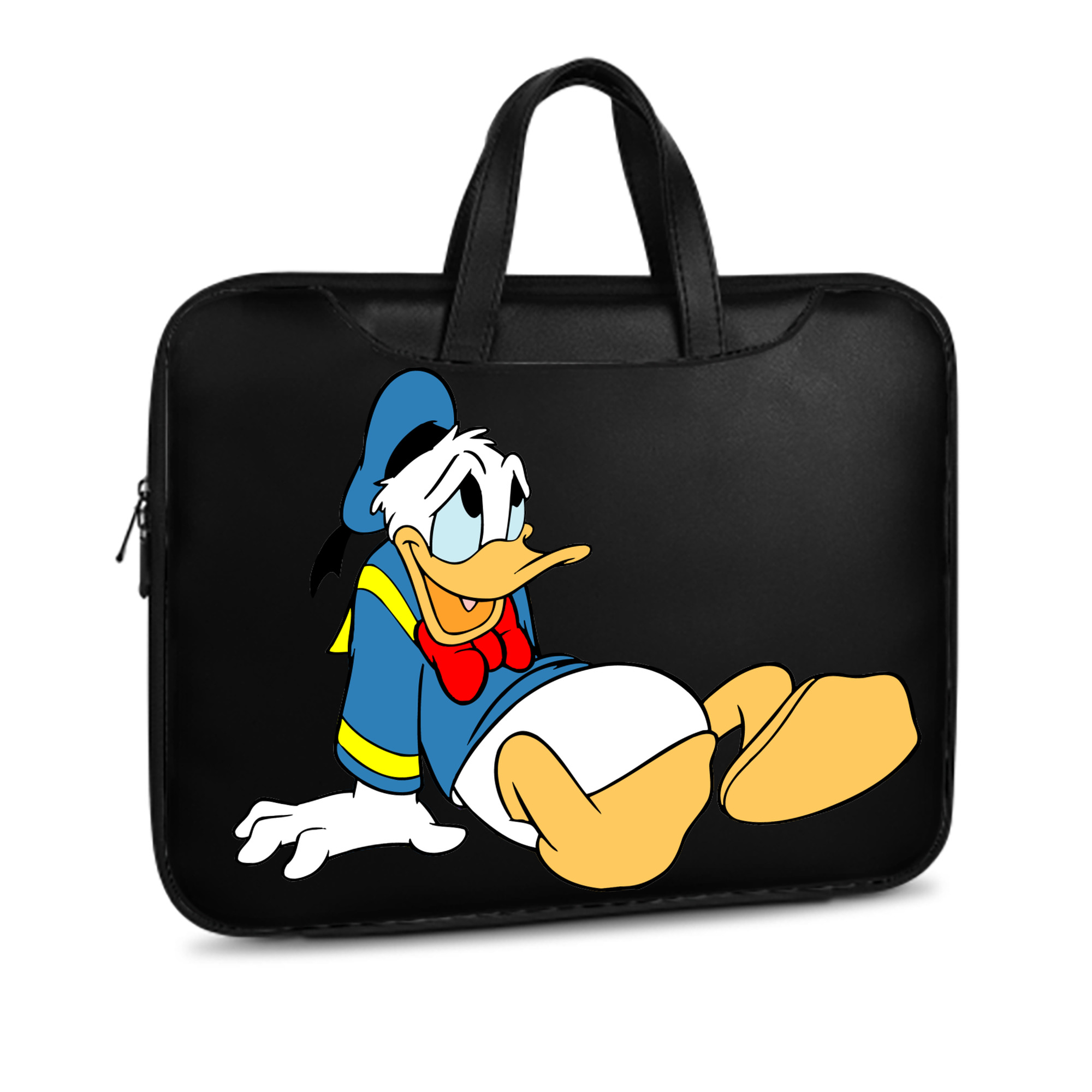 ミッキーマウス Mickey Mouse レザーラップトップバッグ　ノートパソコンケース