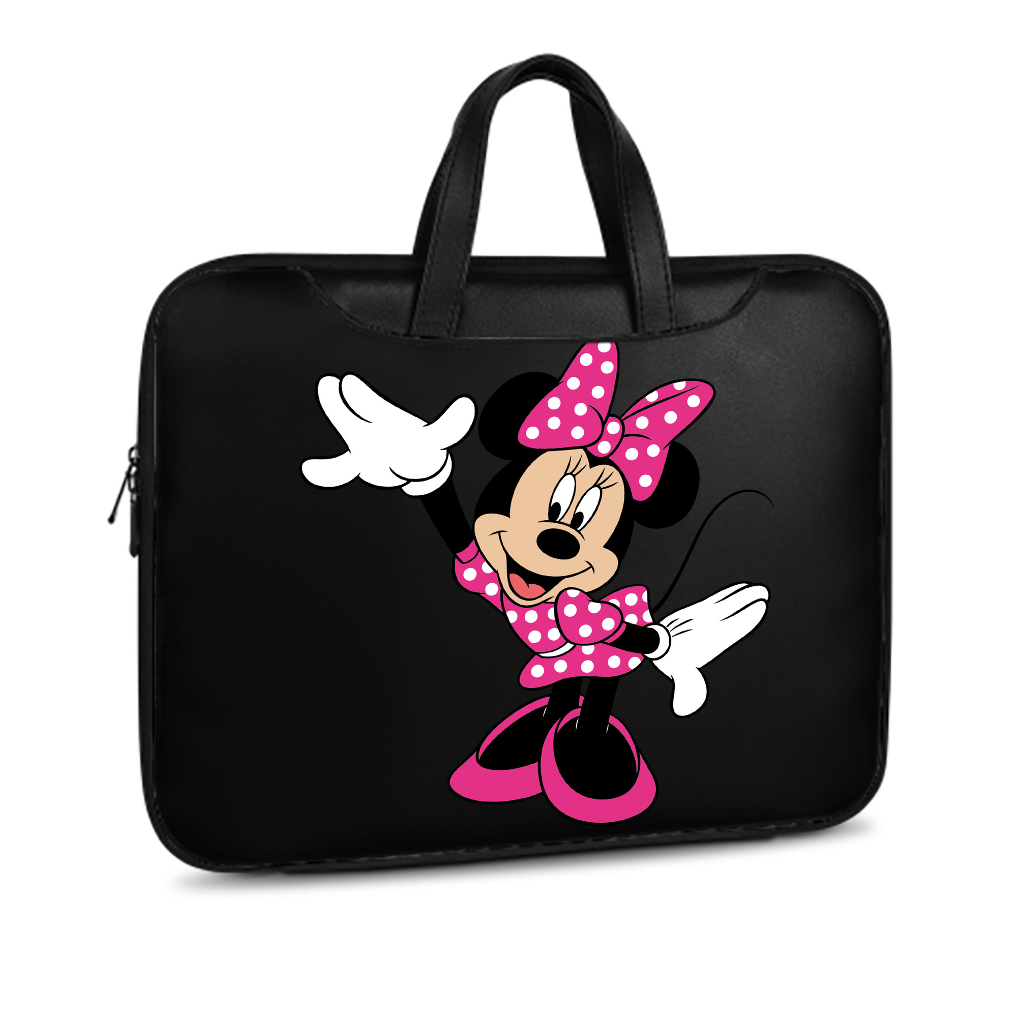 ミッキーマウス Mickey Mouse レザーラップトップバッグ　ノートパソコンケース