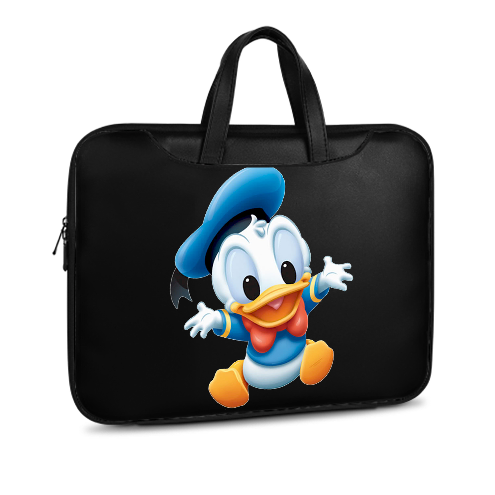 ミッキーマウス Mickey Mouse レザーラップトップバッグ　ノートパソコンケース
