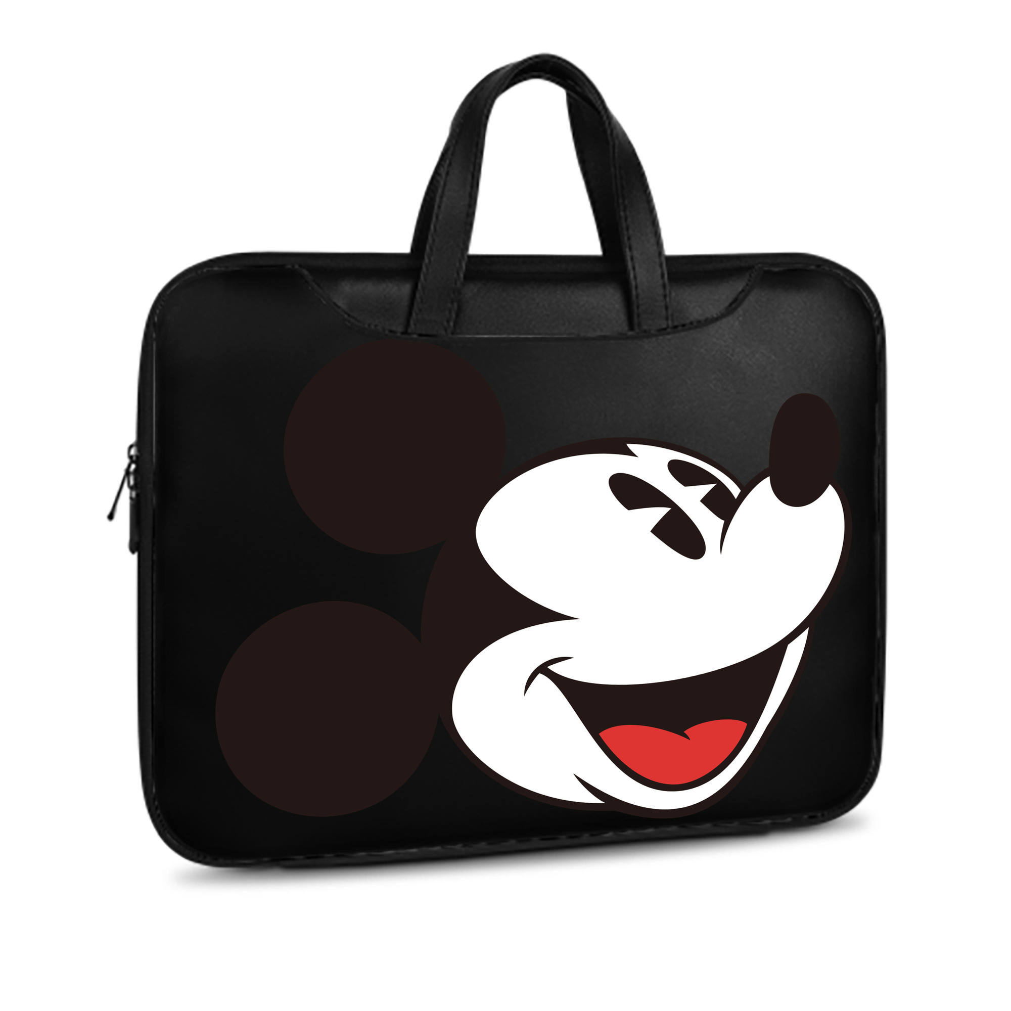 ミッキーマウス Mickey Mouse レザーラップトップバッグ　ノートパソコンケース