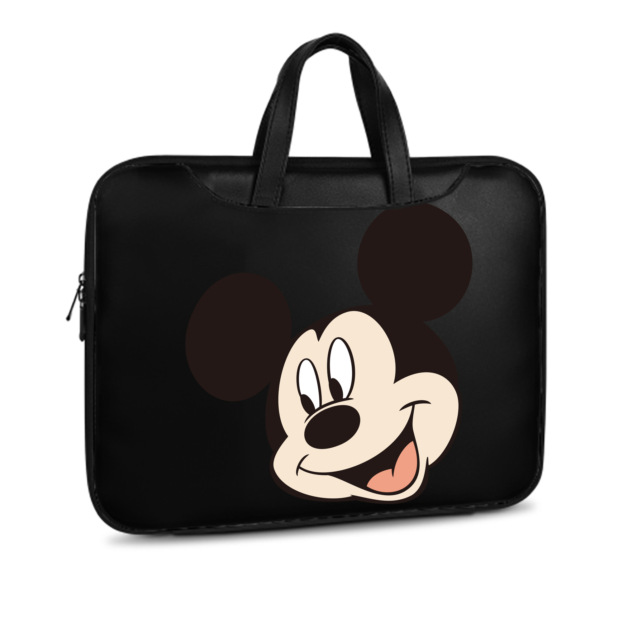 ミッキーマウス Mickey Mouse レザーラップトップバッグ　ノートパソコンケース