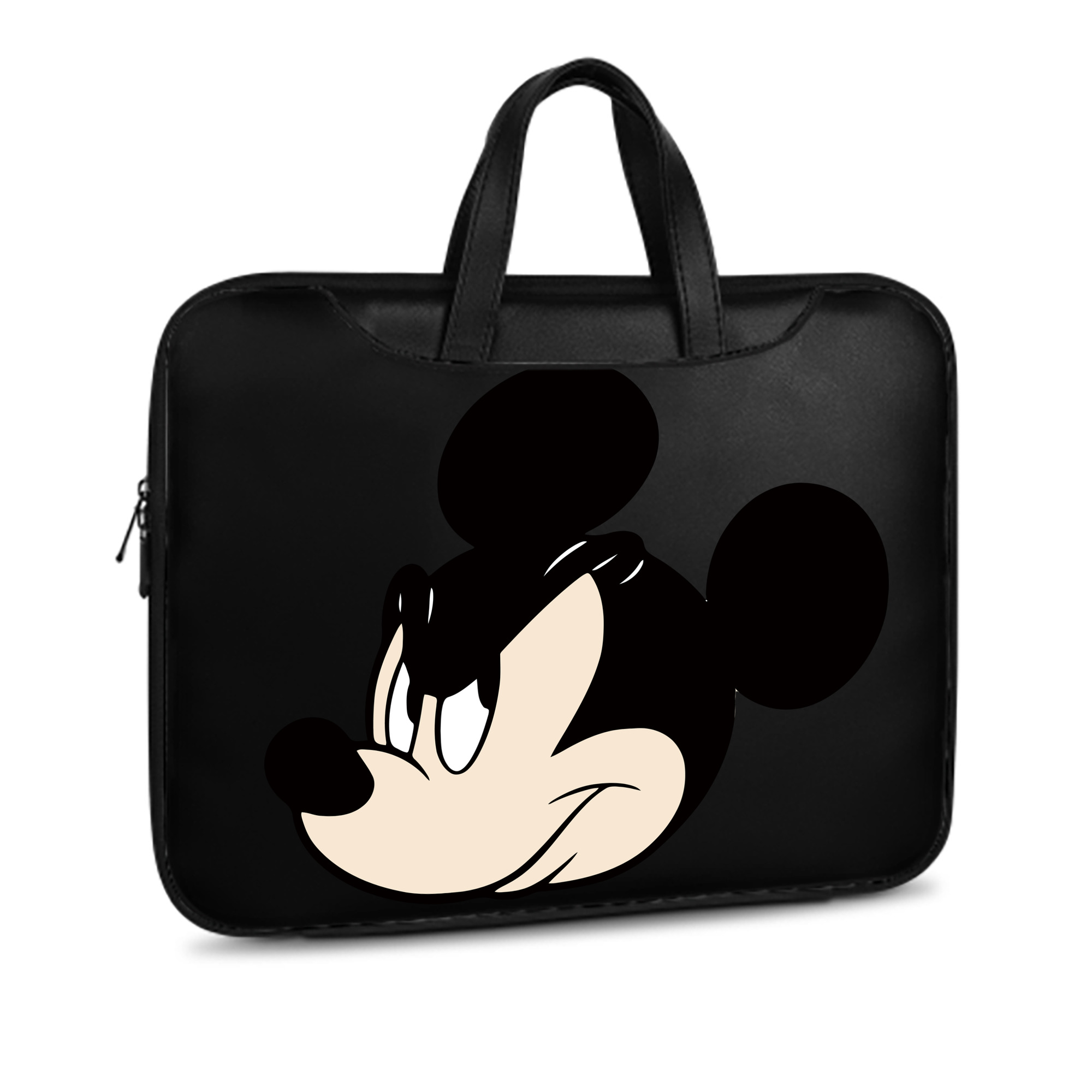 ミッキーマウス Mickey Mouse レザーラップトップバッグ　ノートパソコンケース