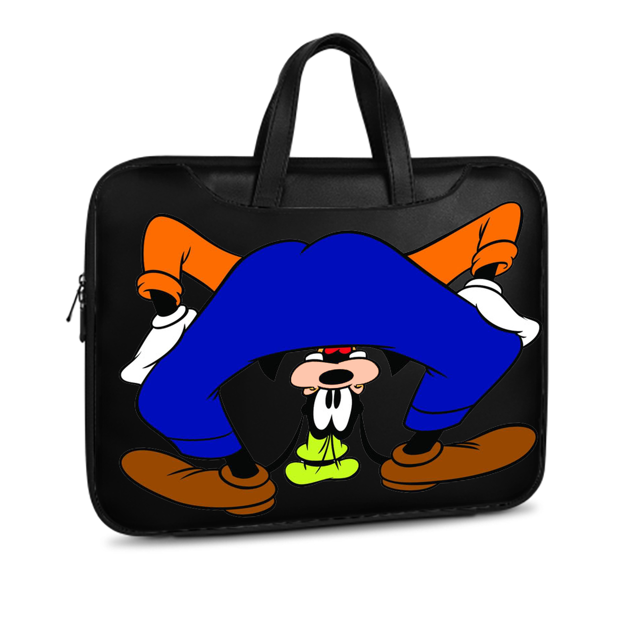 ミッキーマウス Mickey Mouse レザーラップトップバッグ　ノートパソコンケース