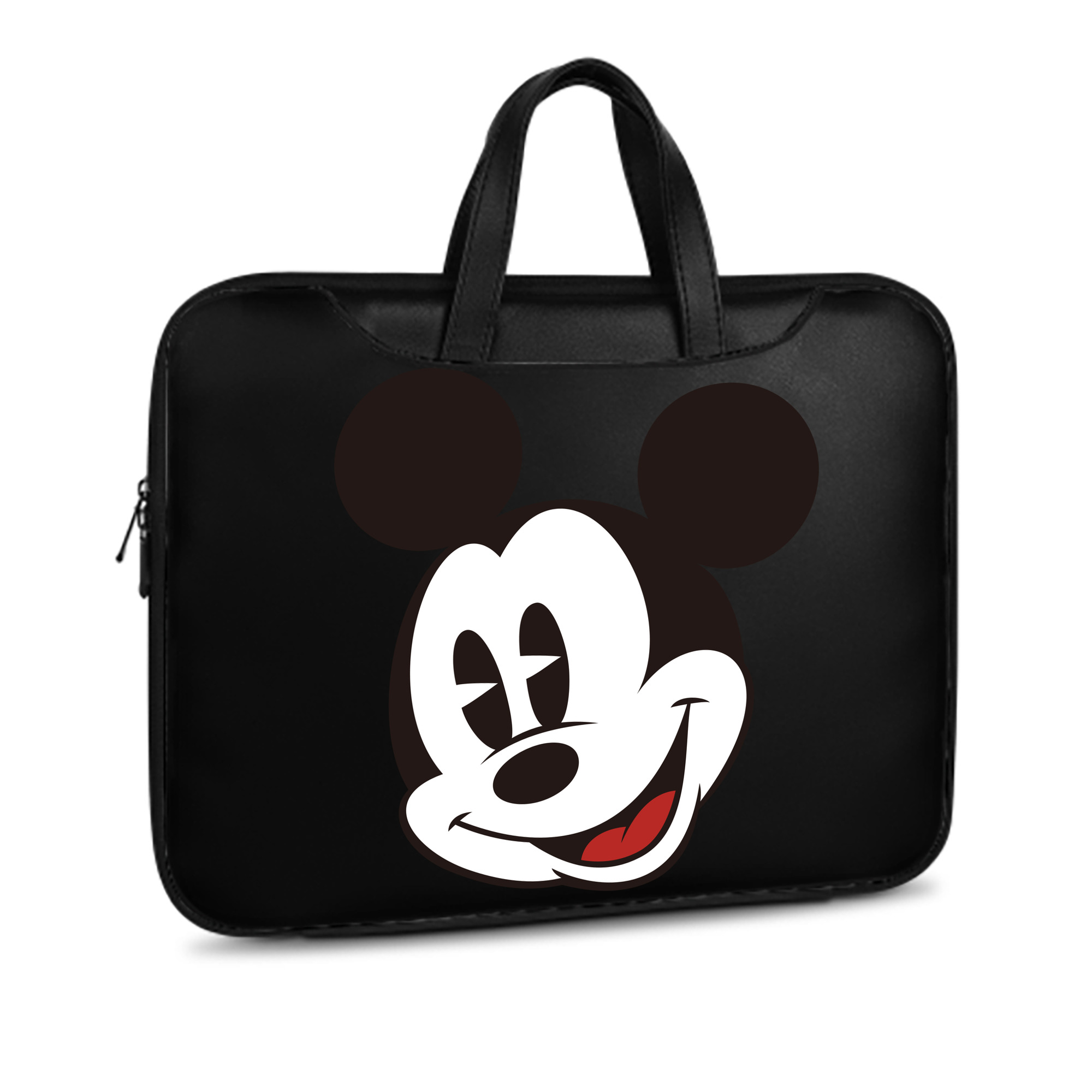 ミッキーマウス Mickey Mouse レザーラップトップバッグ　ノートパソコンケース