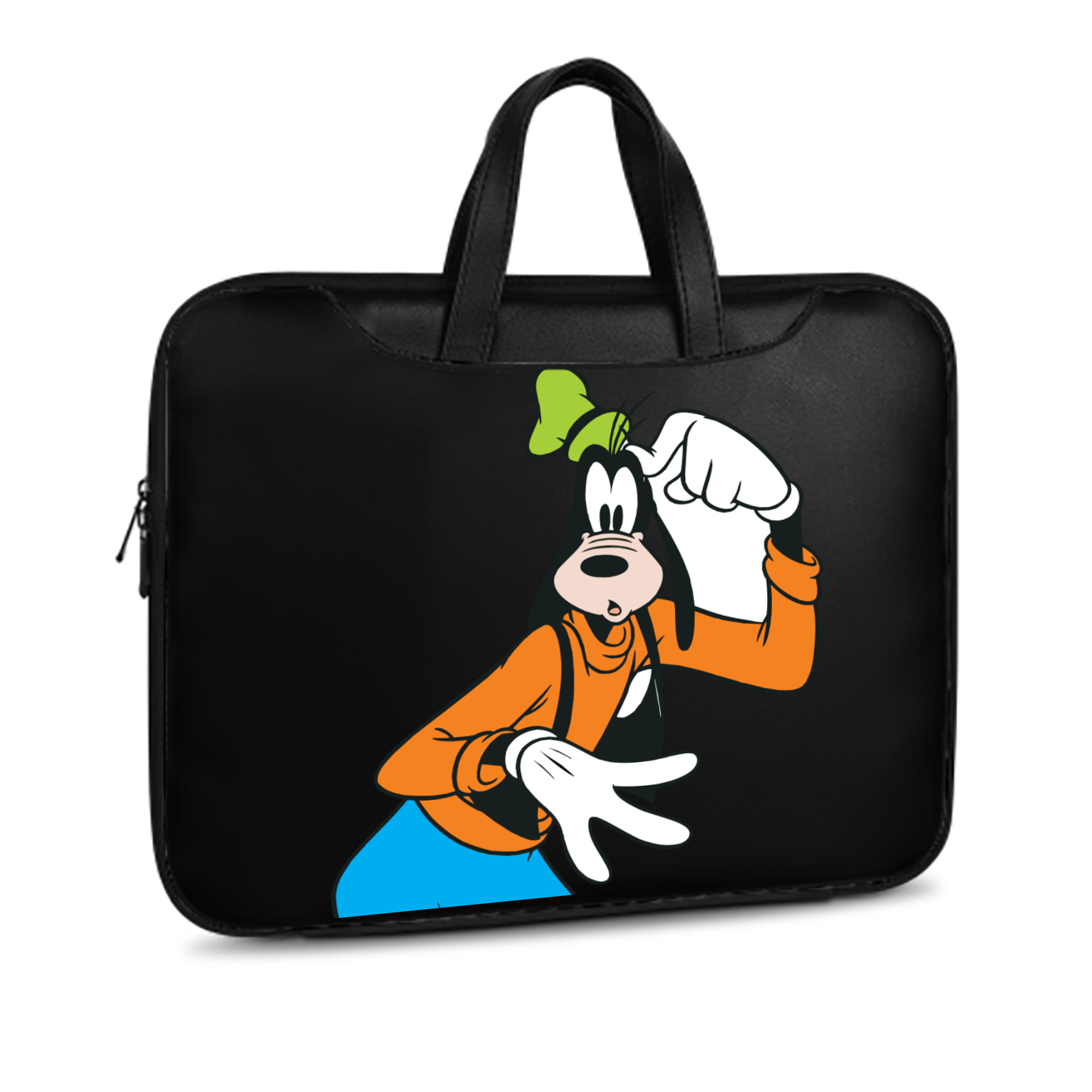 （画像用） ミッキーマウス Mickey Mouse レザーラップトップバッグ　ノートパソコンケース