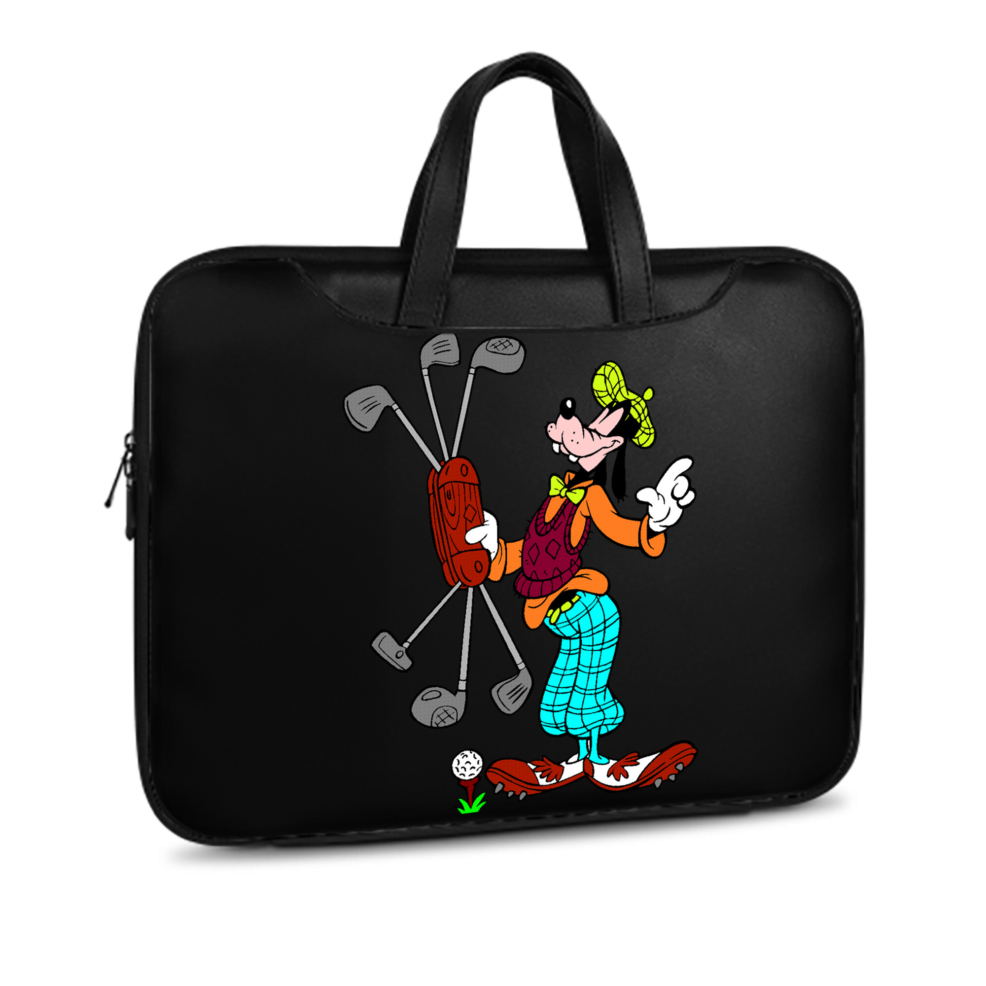 ミッキーマウス Mickey Mouse レザーラップトップバッグ　ノートパソコンケース
