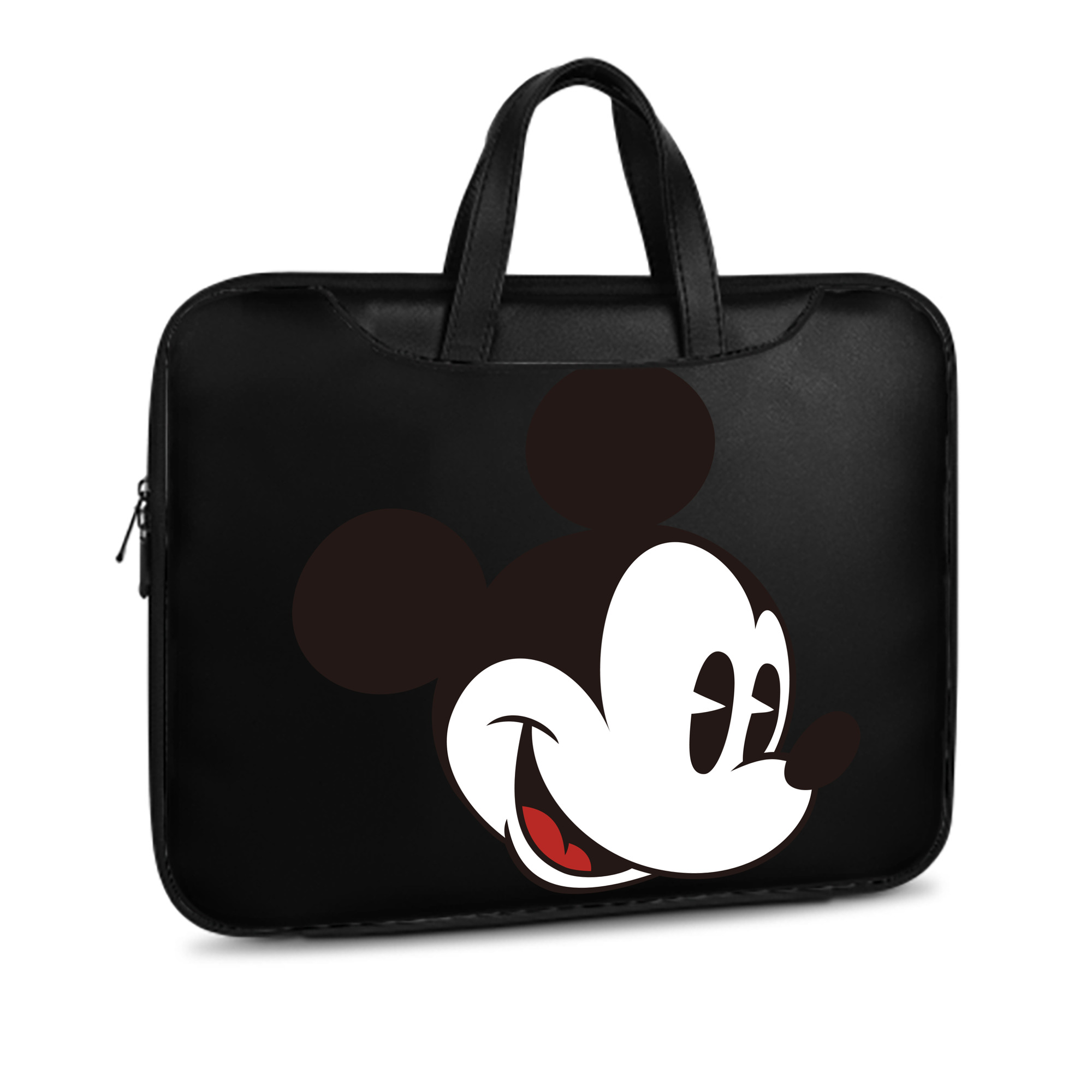 ミッキーマウス Mickey Mouse レザーラップトップバッグ　ノートパソコンケース