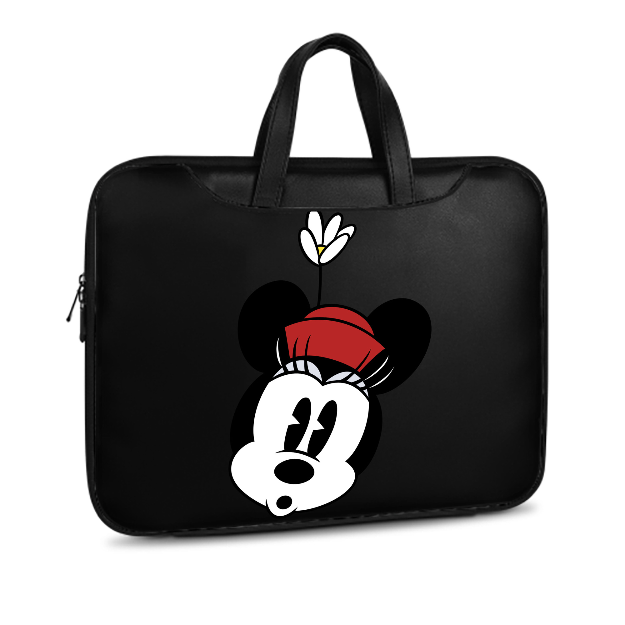 ミッキーマウス Mickey Mouse レザーラップトップバッグ　ノートパソコンケース