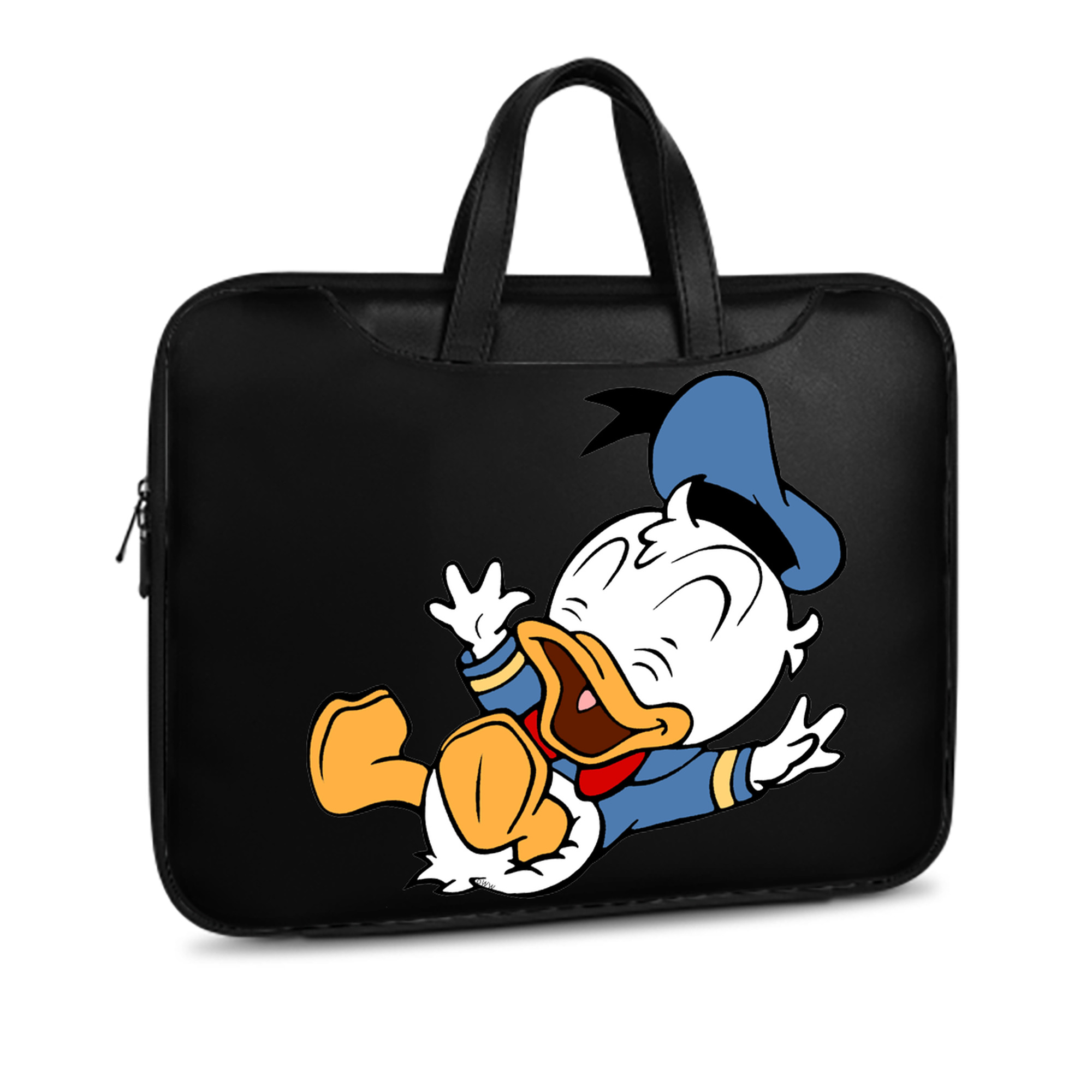 ミッキーマウス Mickey Mouse レザーラップトップバッグ　ノートパソコンケース