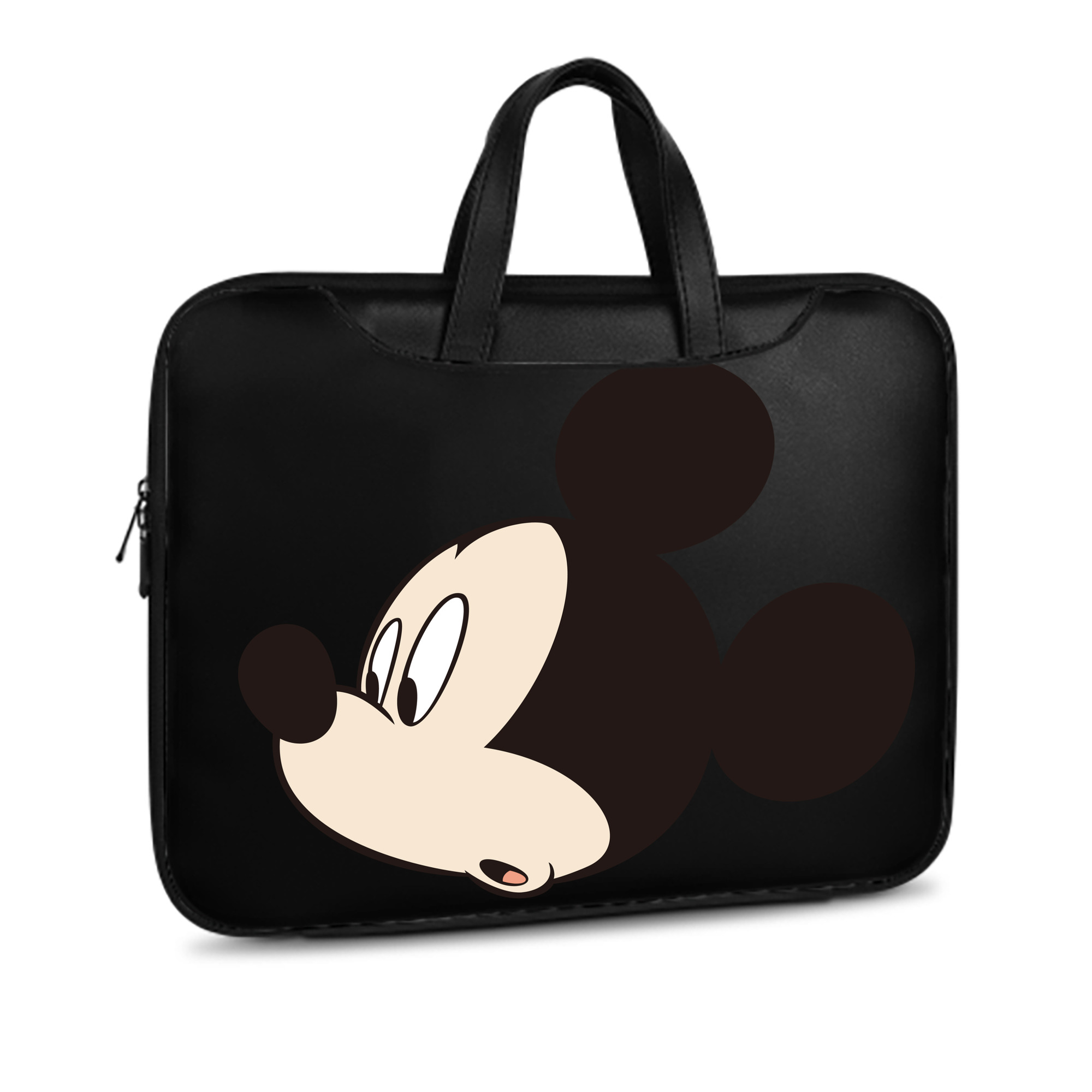 ミッキーマウス Mickey Mouse レザーラップトップバッグ　ノートパソコンケース