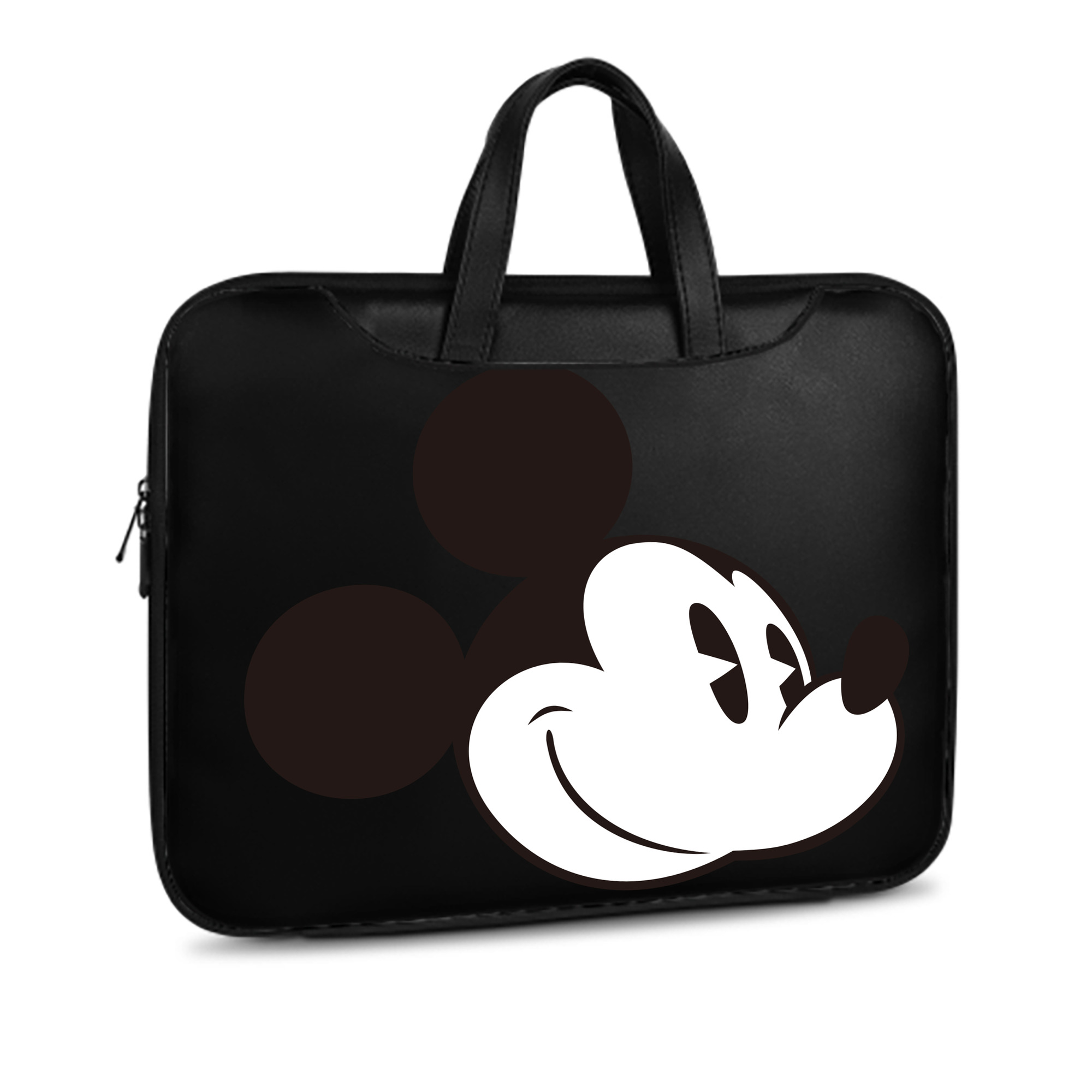 ミッキーマウス Mickey Mouse レザーラップトップバッグ　ノートパソコンケース