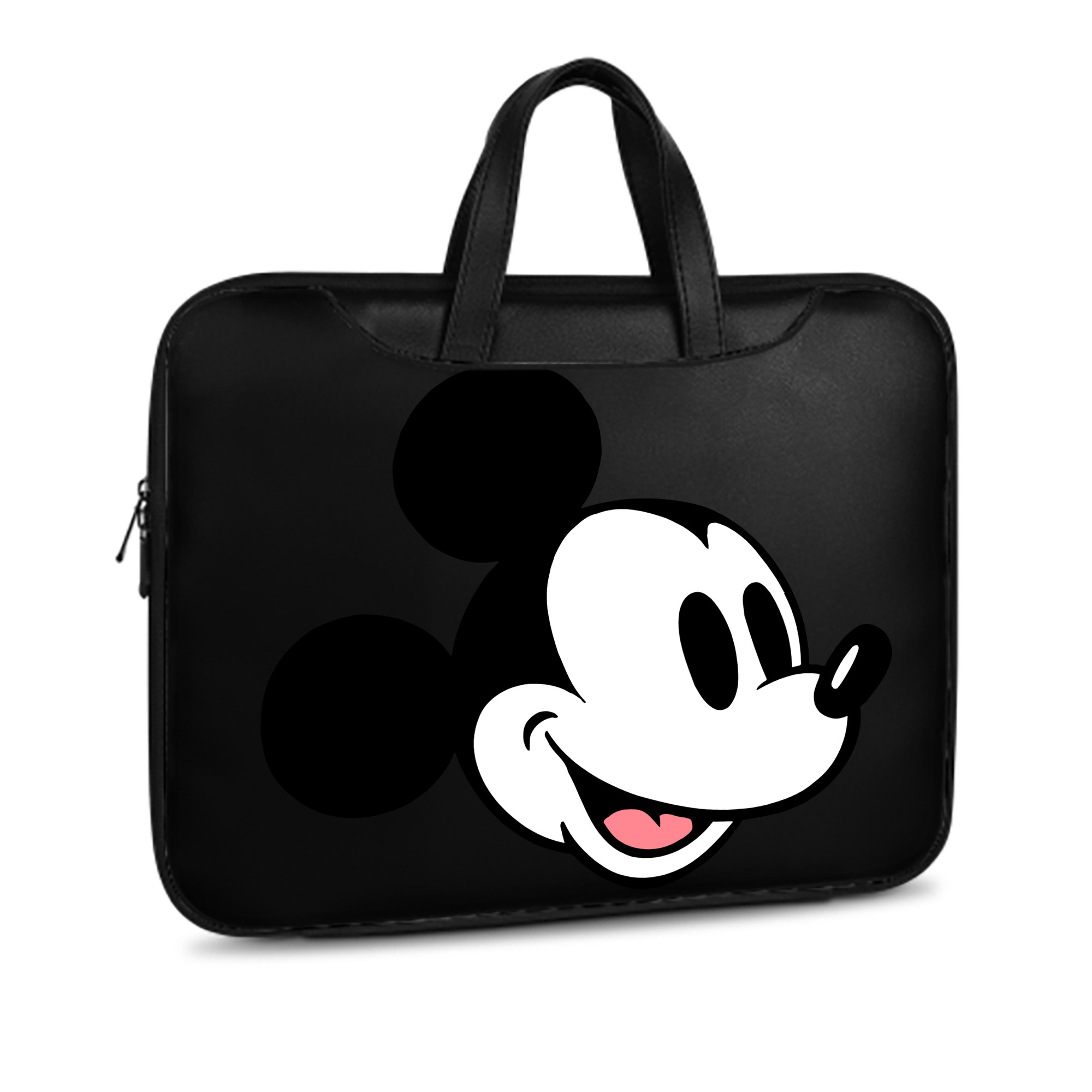 ミッキーマウス Mickey Mouse レザーラップトップバッグ　ノートパソコンケース