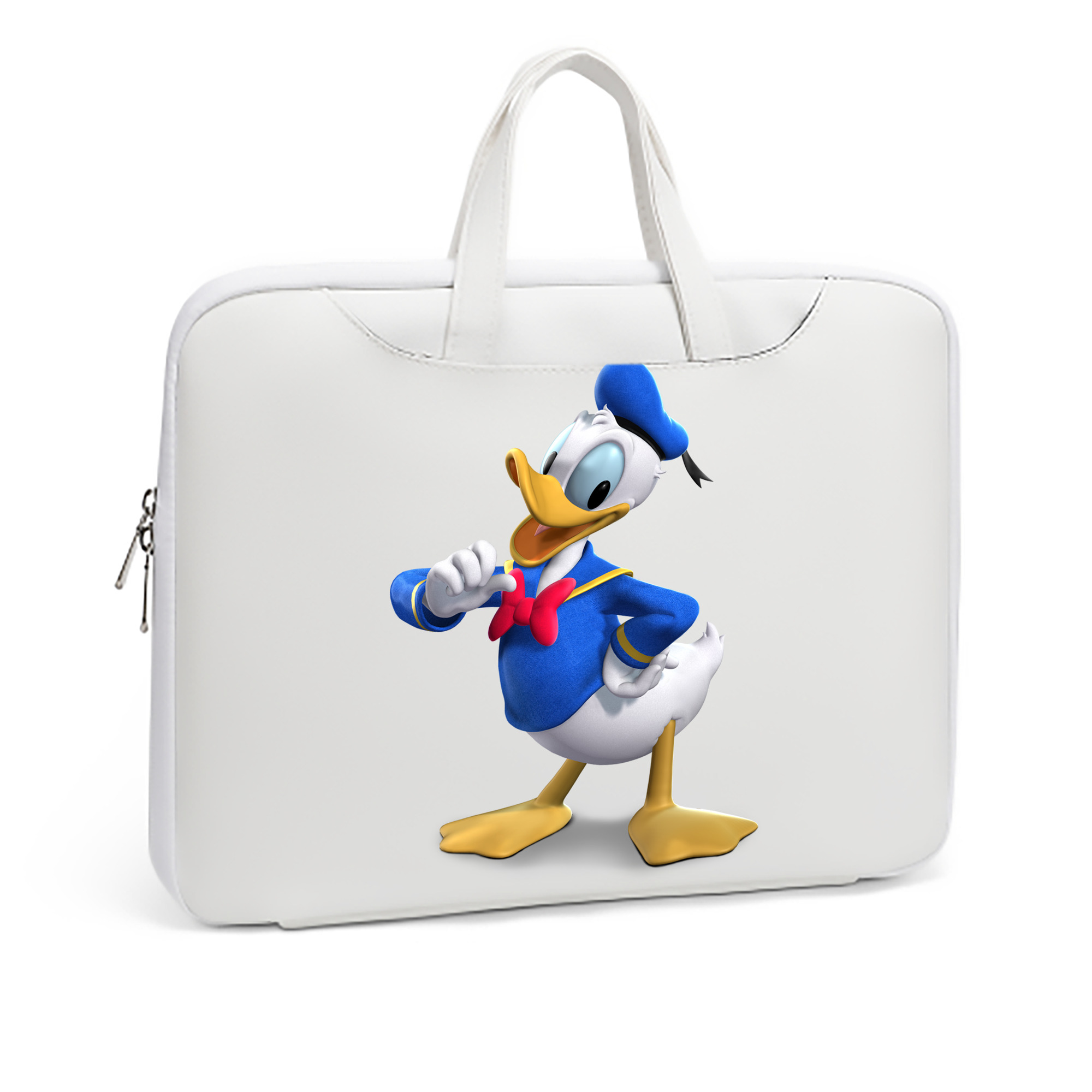 （画像用） ミッキーマウス Mickey Mouse レザーラップトップバッグ　ノートパソコンケース