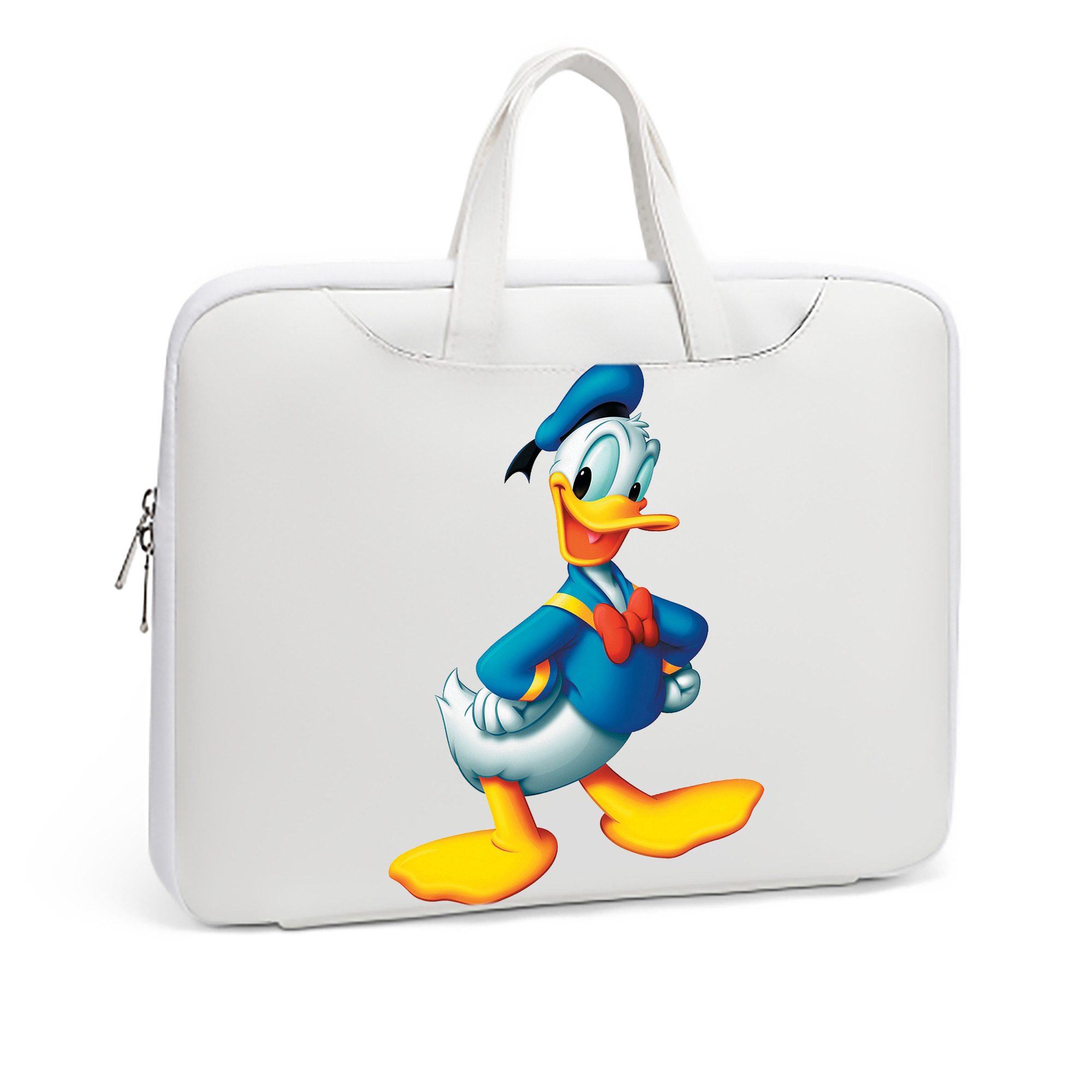 （画像用） ミッキーマウス Mickey Mouse レザーラップトップバッグ　ノートパソコンケース