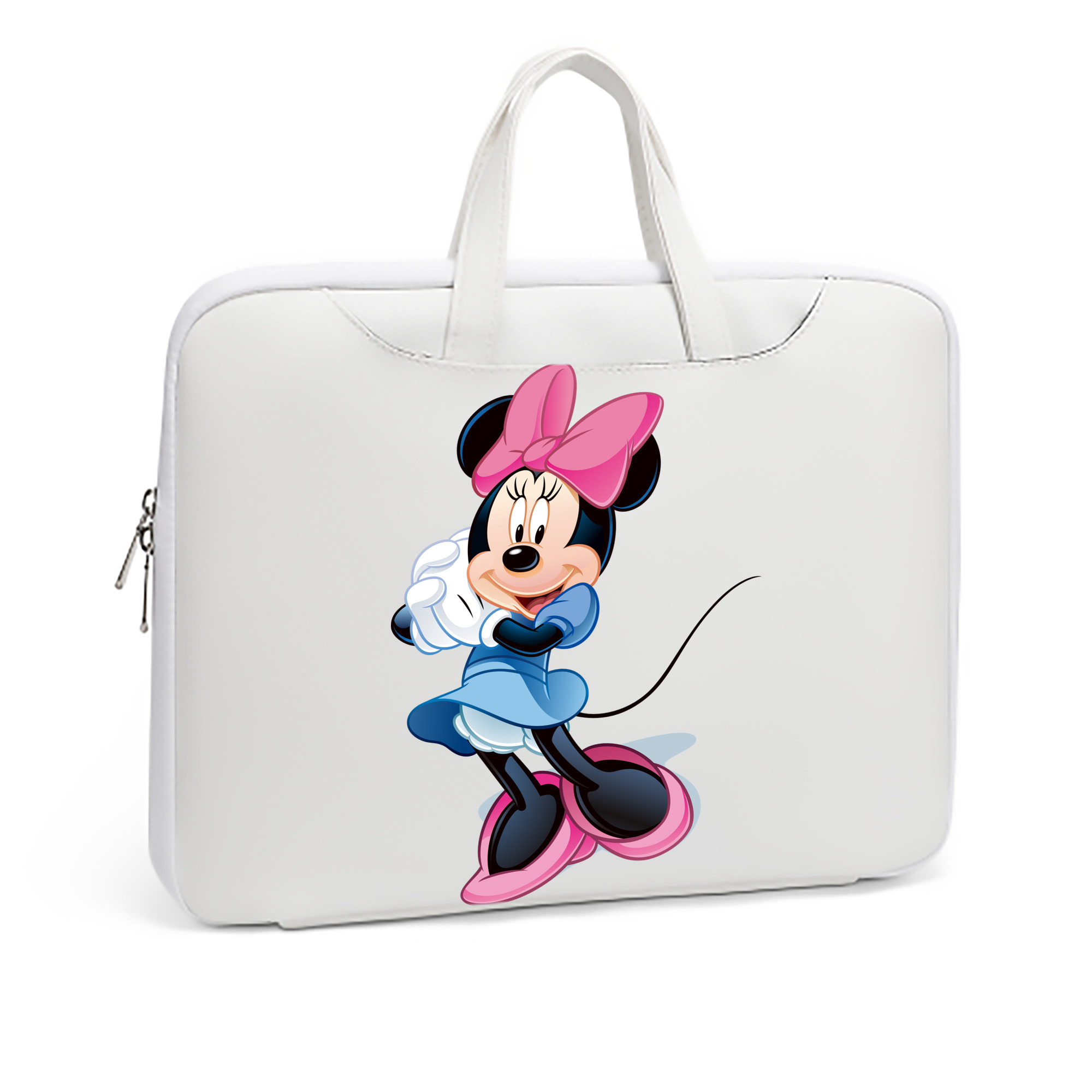 （画像用） ミッキーマウス Mickey Mouse レザーラップトップバッグ　ノートパソコンケース