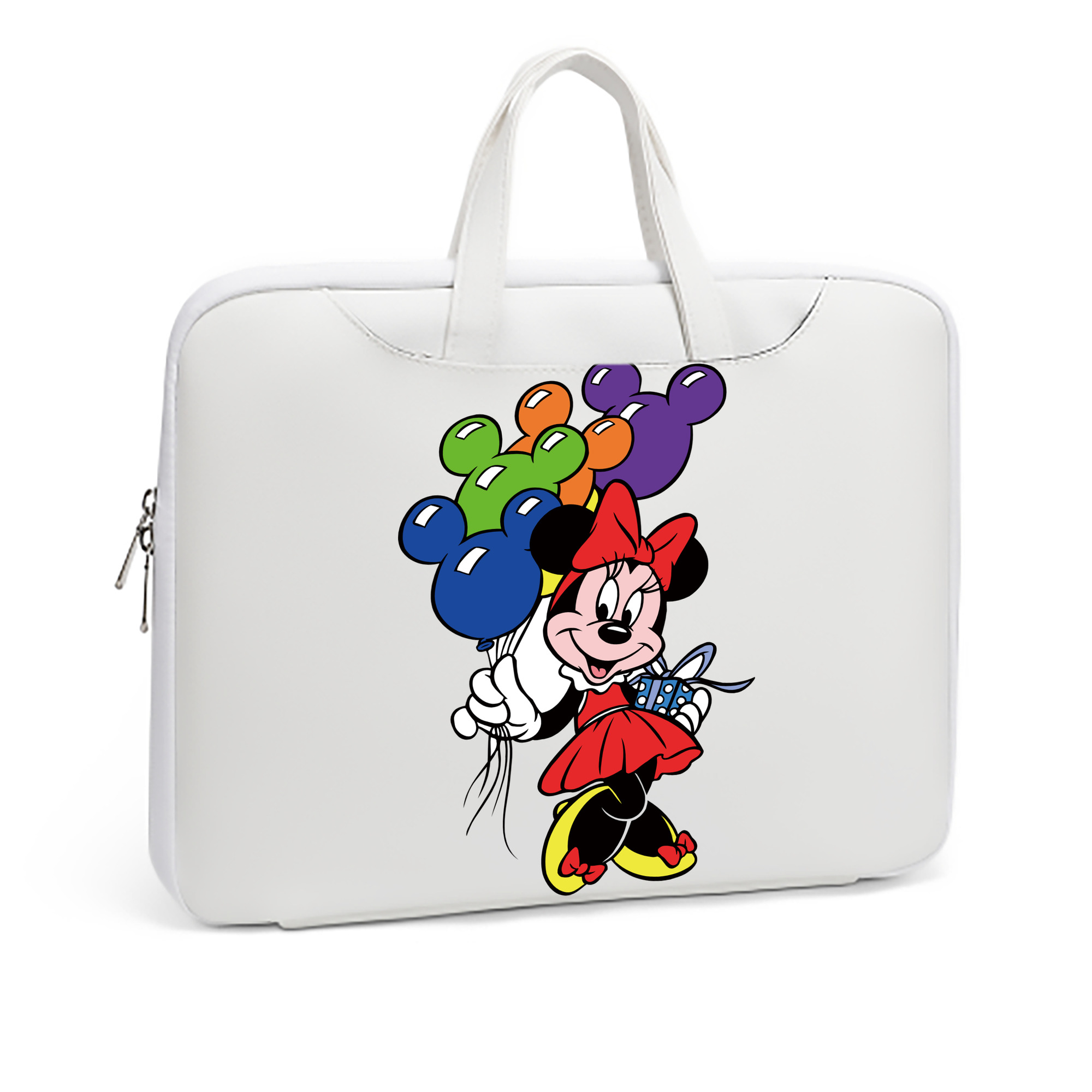 （画像用） ミッキーマウス Mickey Mouse レザーラップトップバッグ　ノートパソコンケース