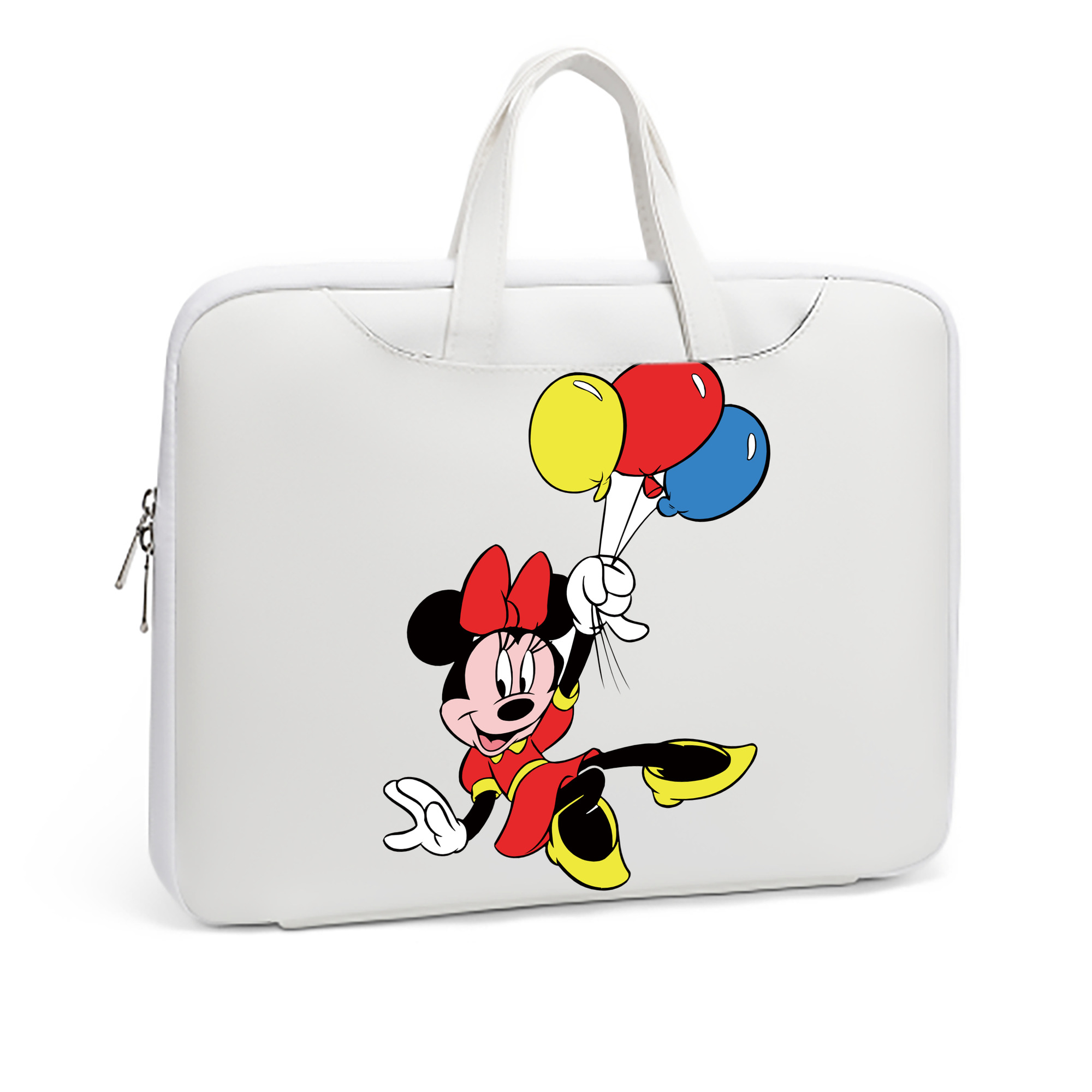 （画像用） ミッキーマウス Mickey Mouse レザーラップトップバッグ　ノートパソコンケース
