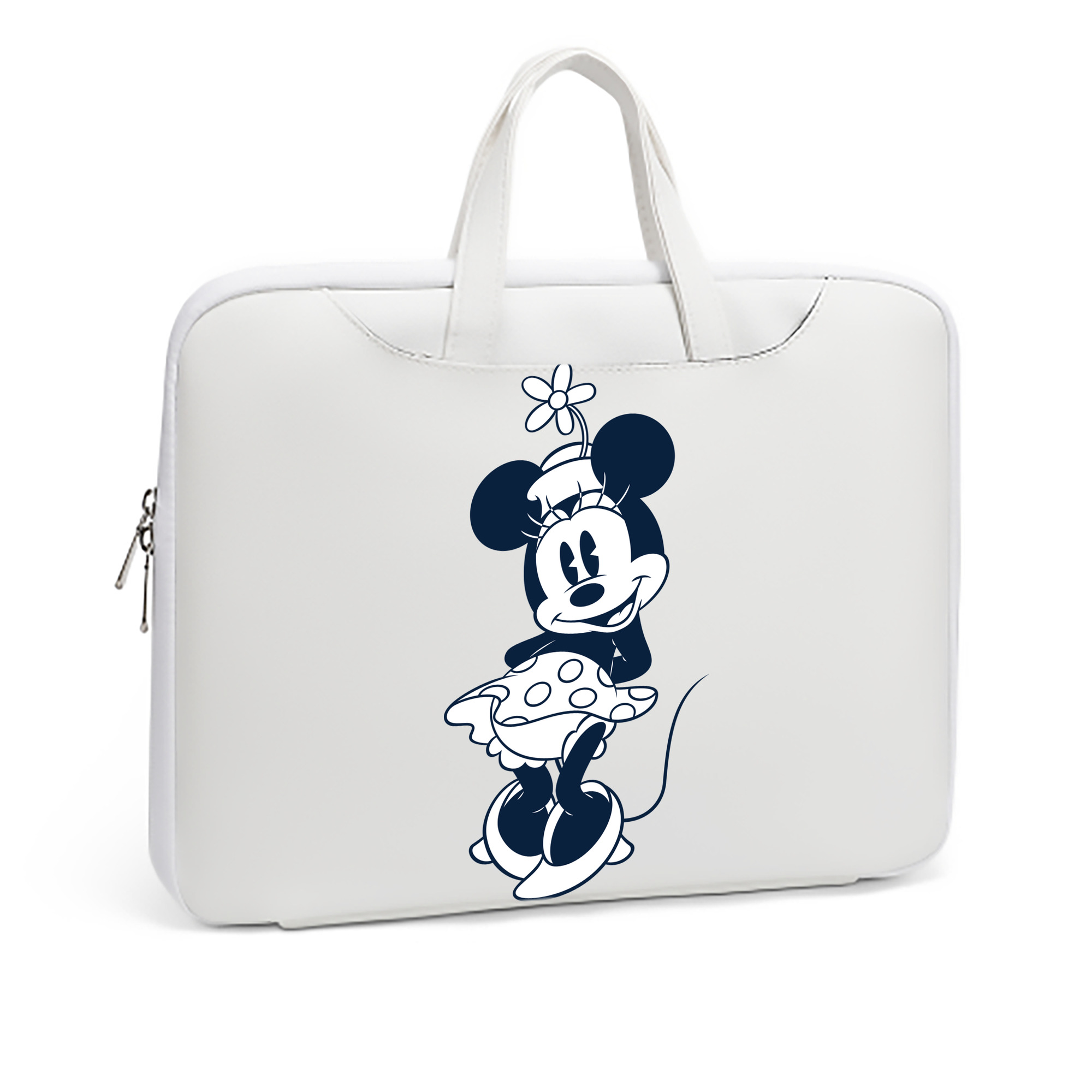 ミッキーマウス Mickey Mouse レザーラップトップバッグ　ノートパソコンケース