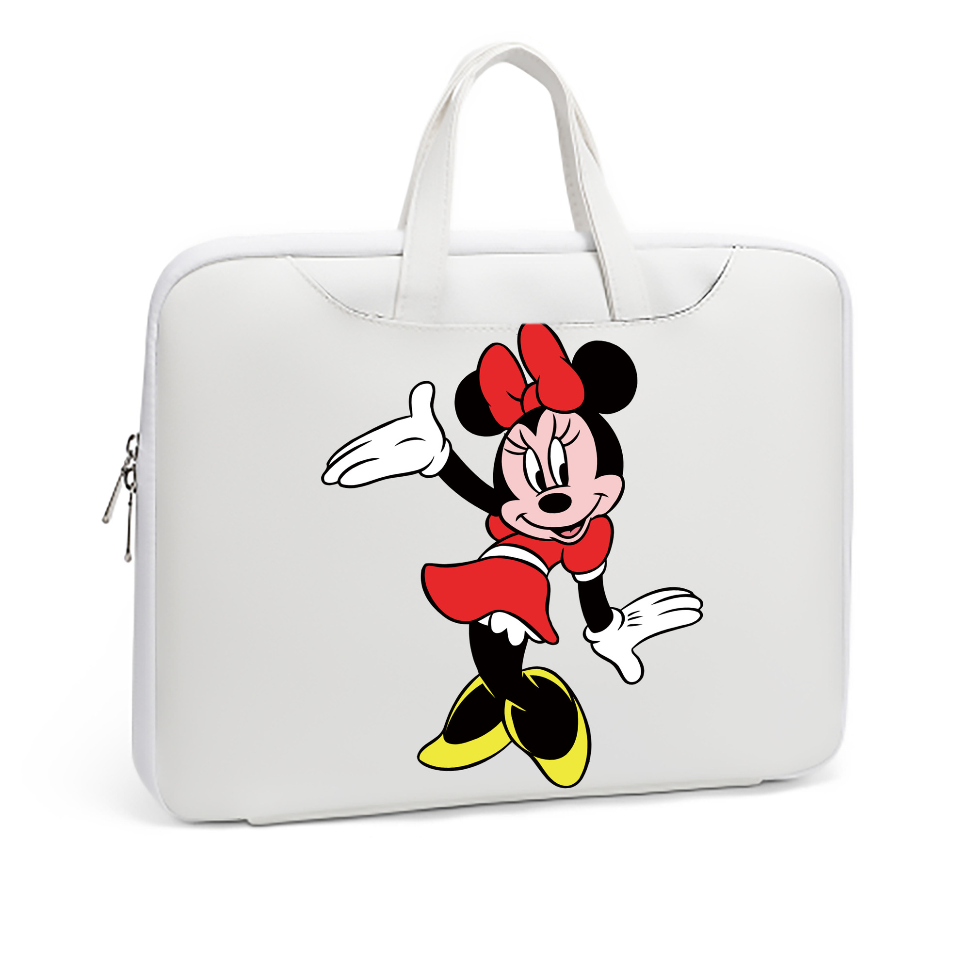 ミッキーマウス Mickey Mouse レザーラップトップバッグ　ノートパソコンケース