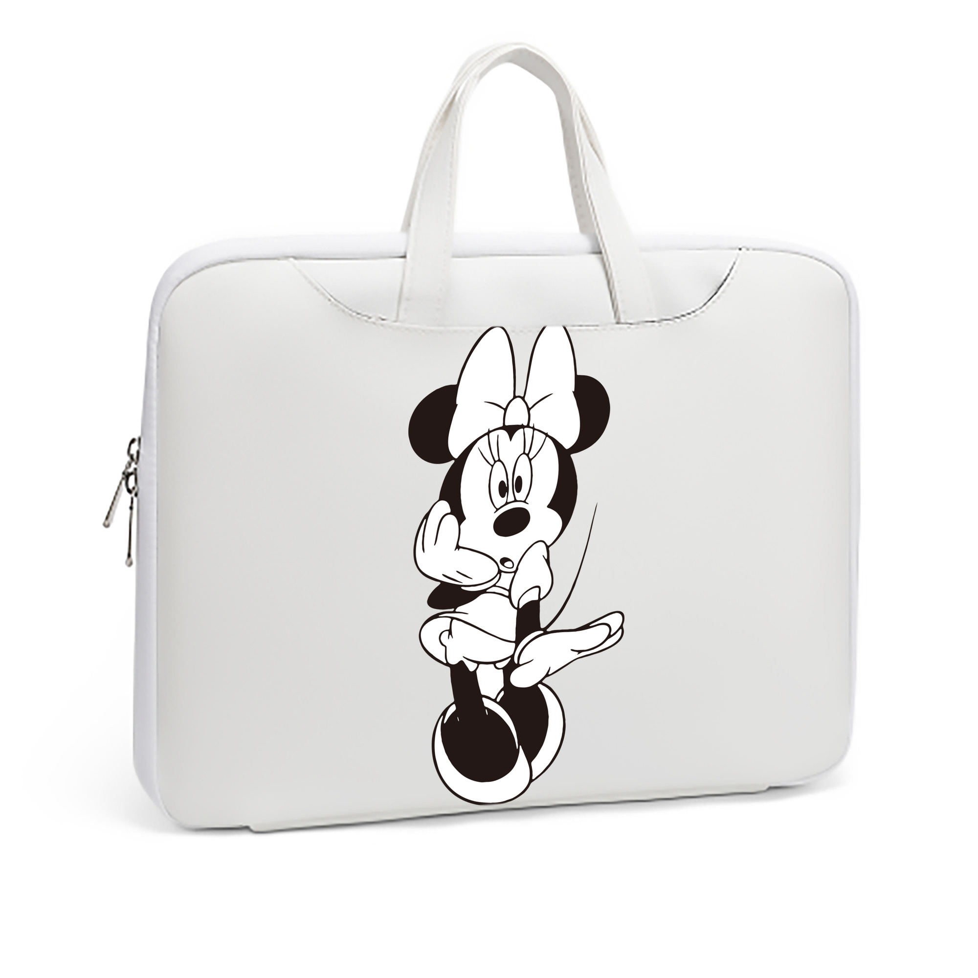ミッキーマウス Mickey Mouse レザーラップトップバッグ　ノートパソコンケース