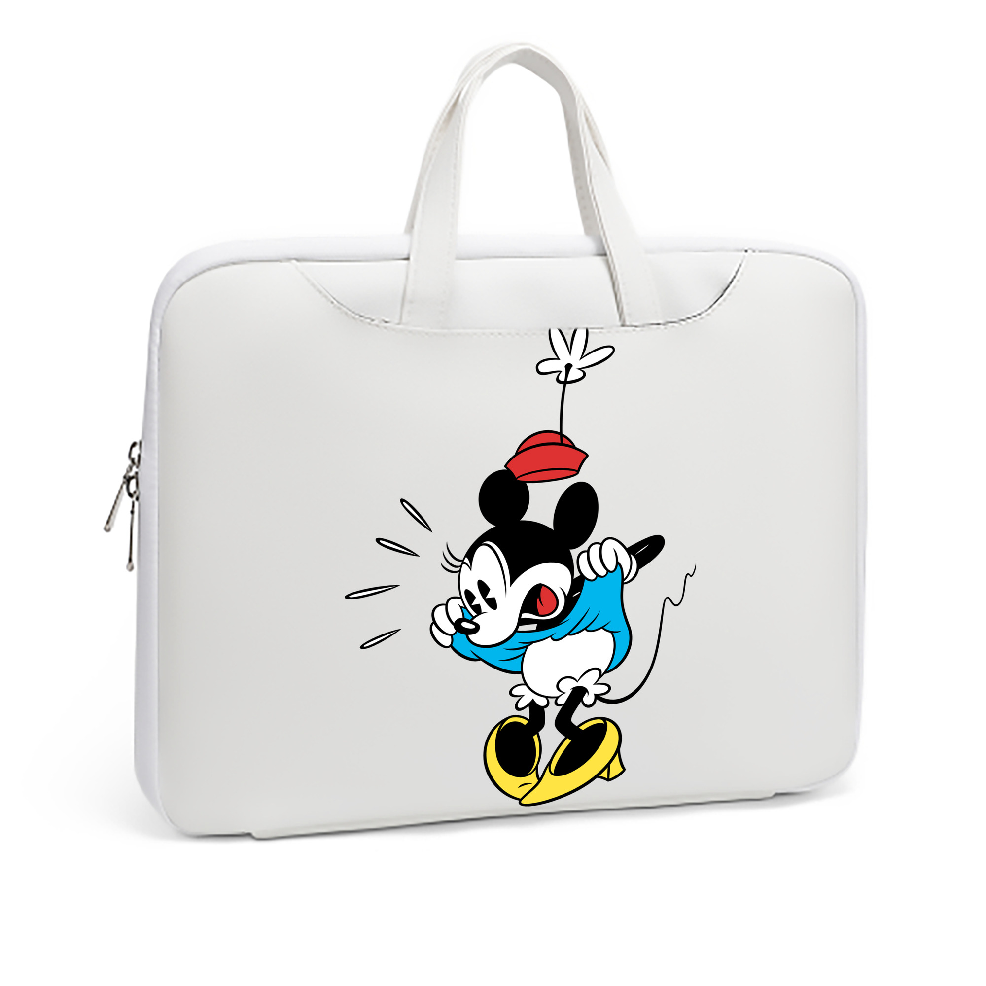 ミッキーマウス Mickey Mouse レザーラップトップバッグ　ノートパソコンケース