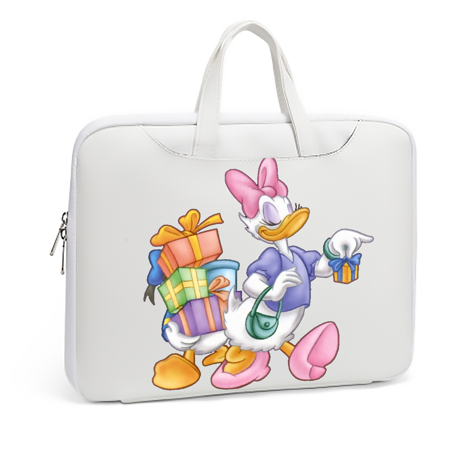 ミッキーマウス Mickey Mouse レザーラップトップバッグ　ノートパソコンケース