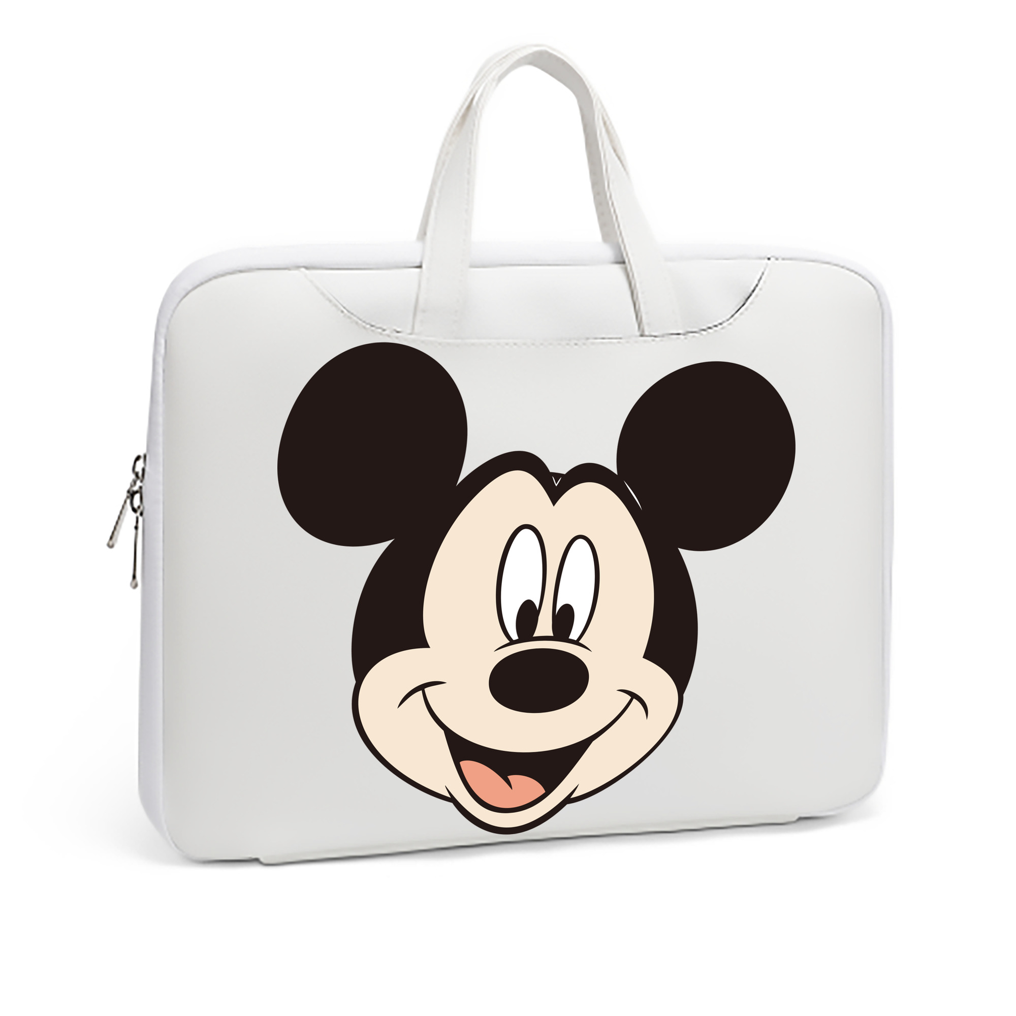 ミッキーマウス Mickey Mouse レザーラップトップバッグ　ノートパソコンケース