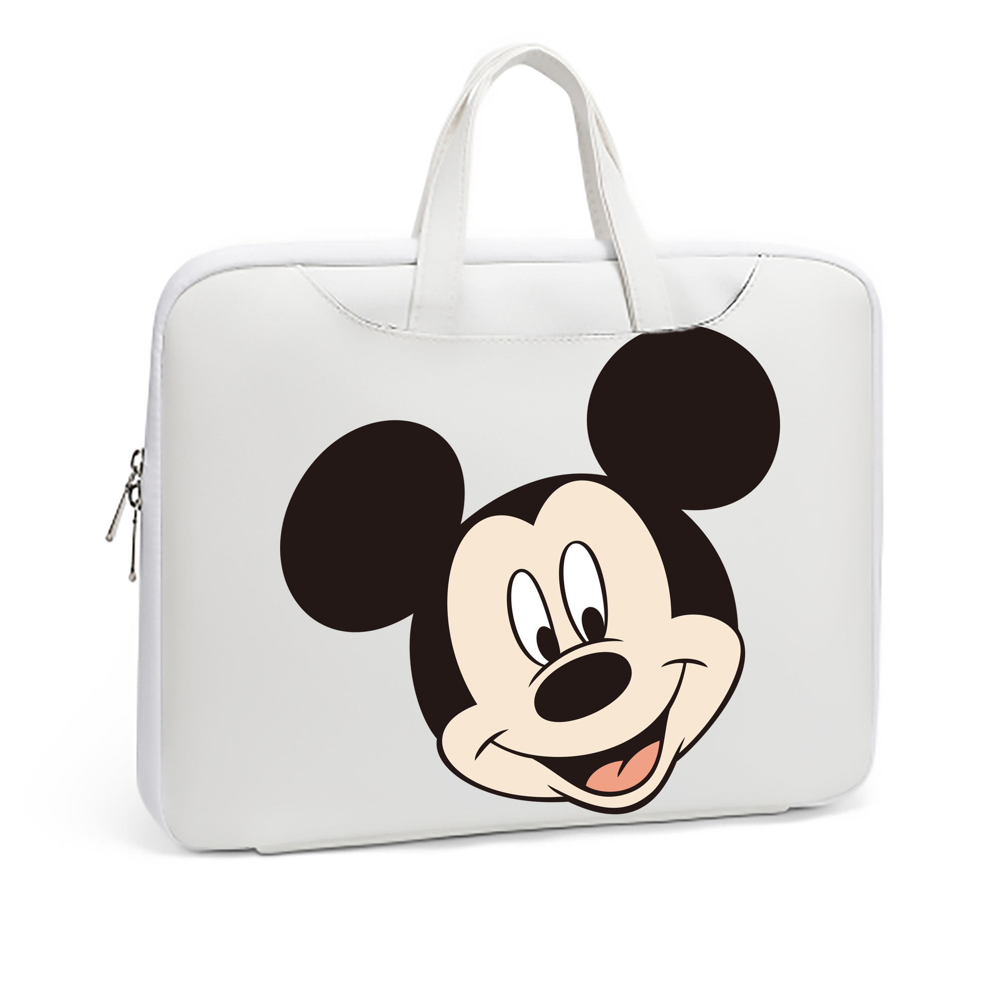 ミッキーマウス Mickey Mouse レザーラップトップバッグ　ノートパソコンケース
