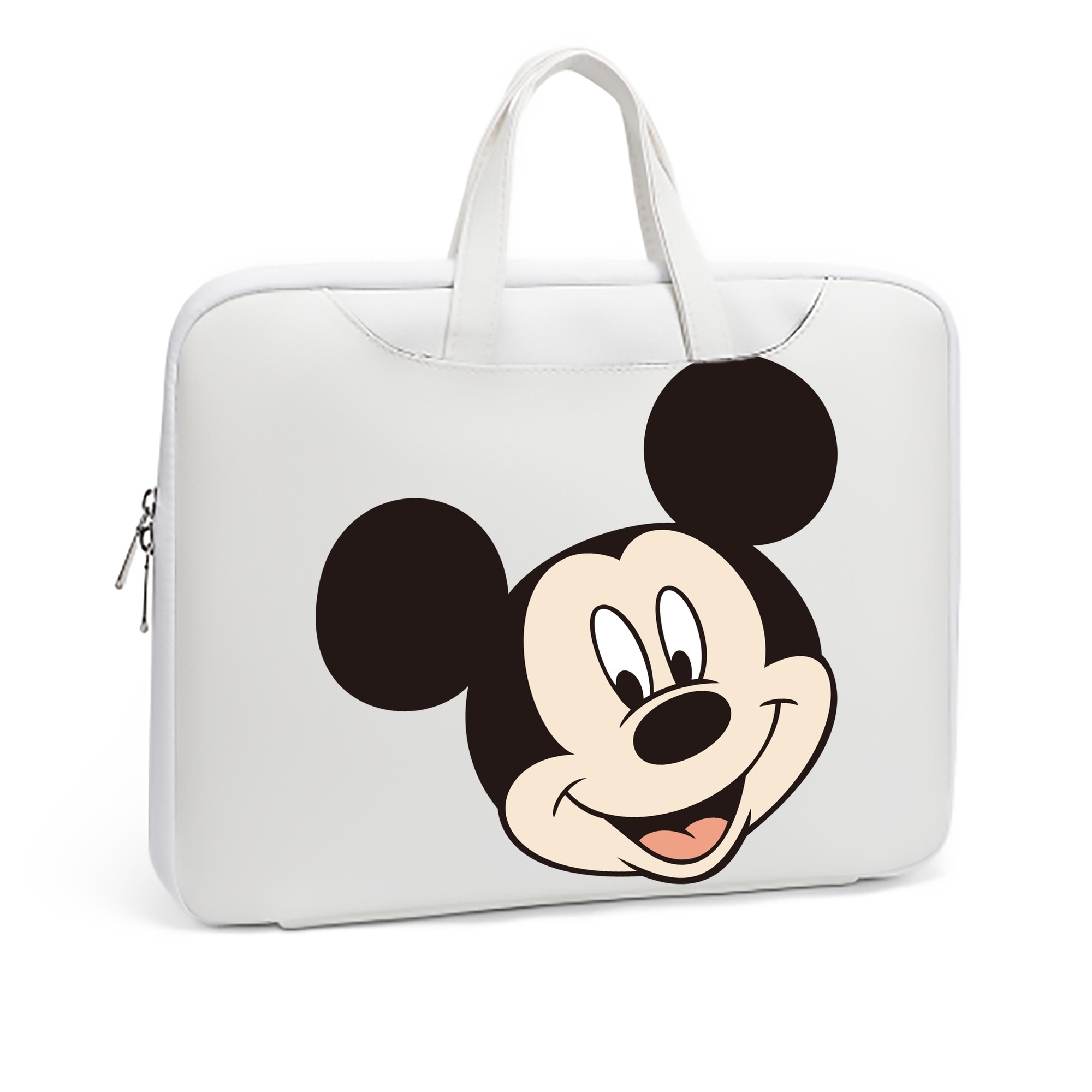 ミッキーマウス Mickey Mouse レザーラップトップバッグ　ノートパソコンケース