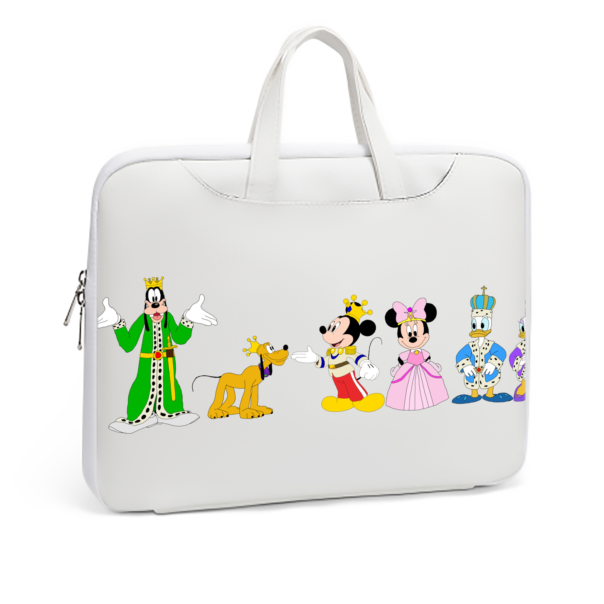 ミッキーマウス Mickey Mouse レザーラップトップバッグ　ノートパソコンケース