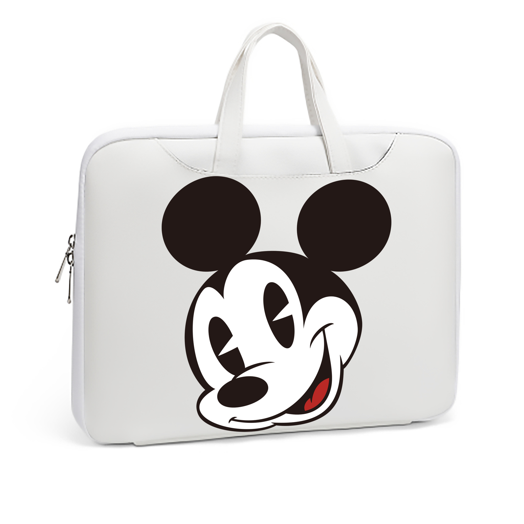 ミッキーマウス Mickey Mouse レザーラップトップバッグ　ノートパソコンケース