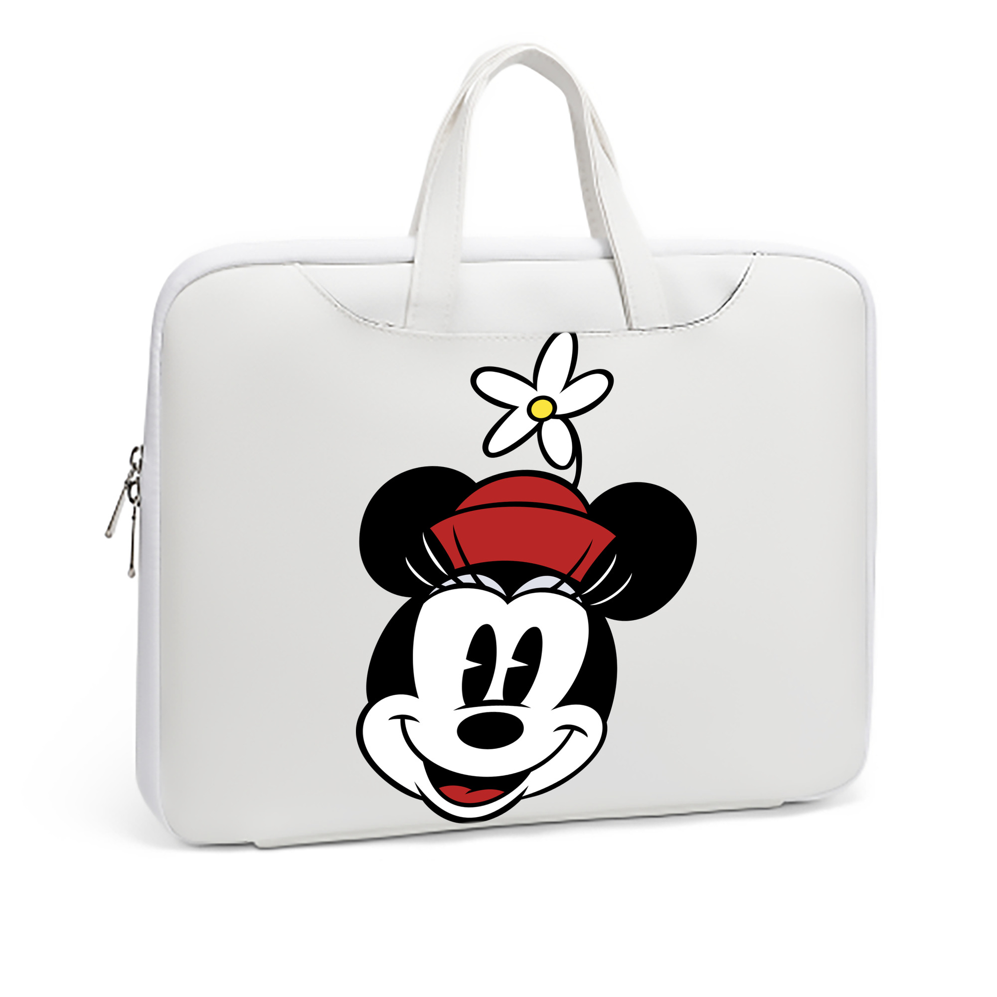 ミッキーマウス Mickey Mouse レザーラップトップバッグ　ノートパソコンケース