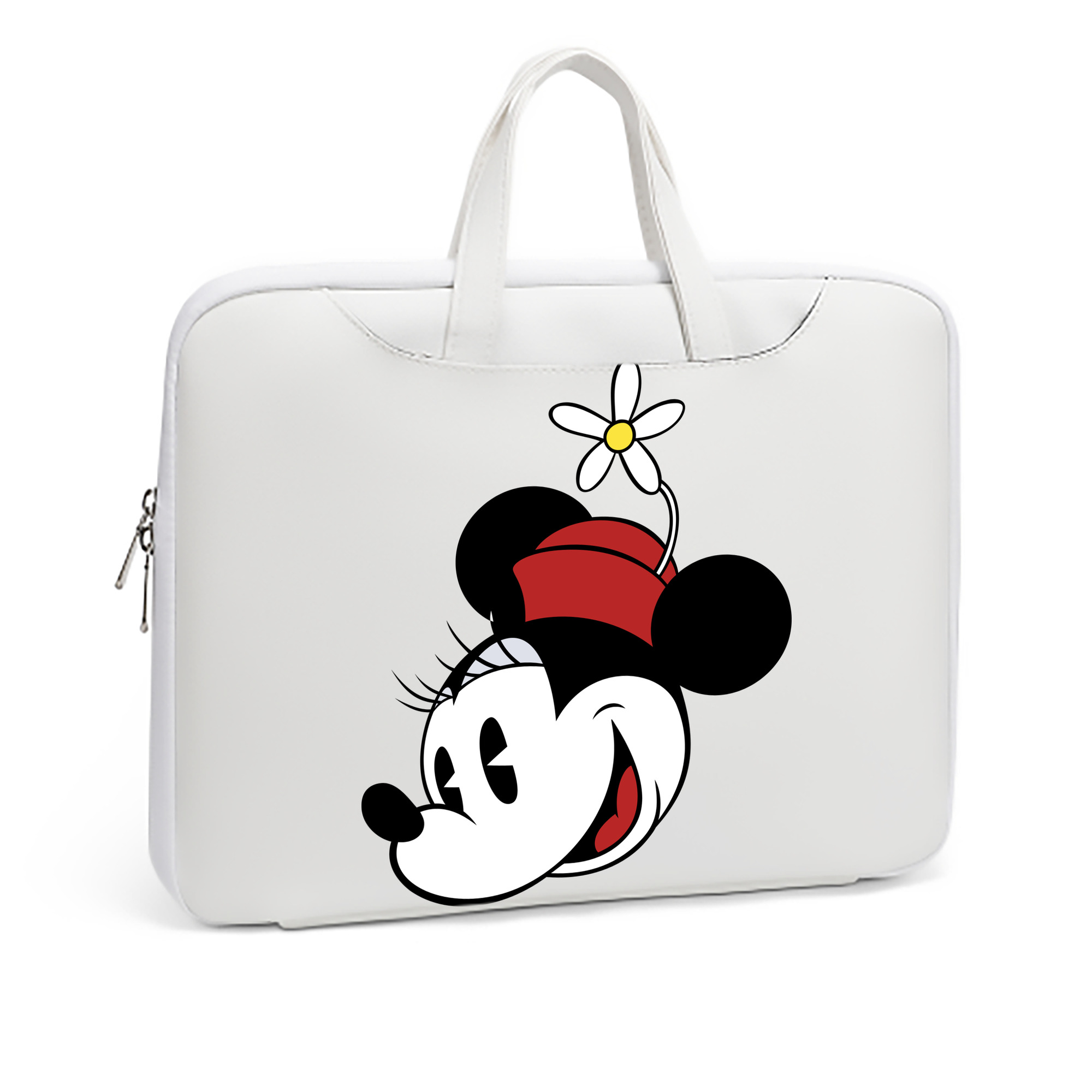 ミッキーマウス Mickey Mouse レザーラップトップバッグ　ノートパソコンケース