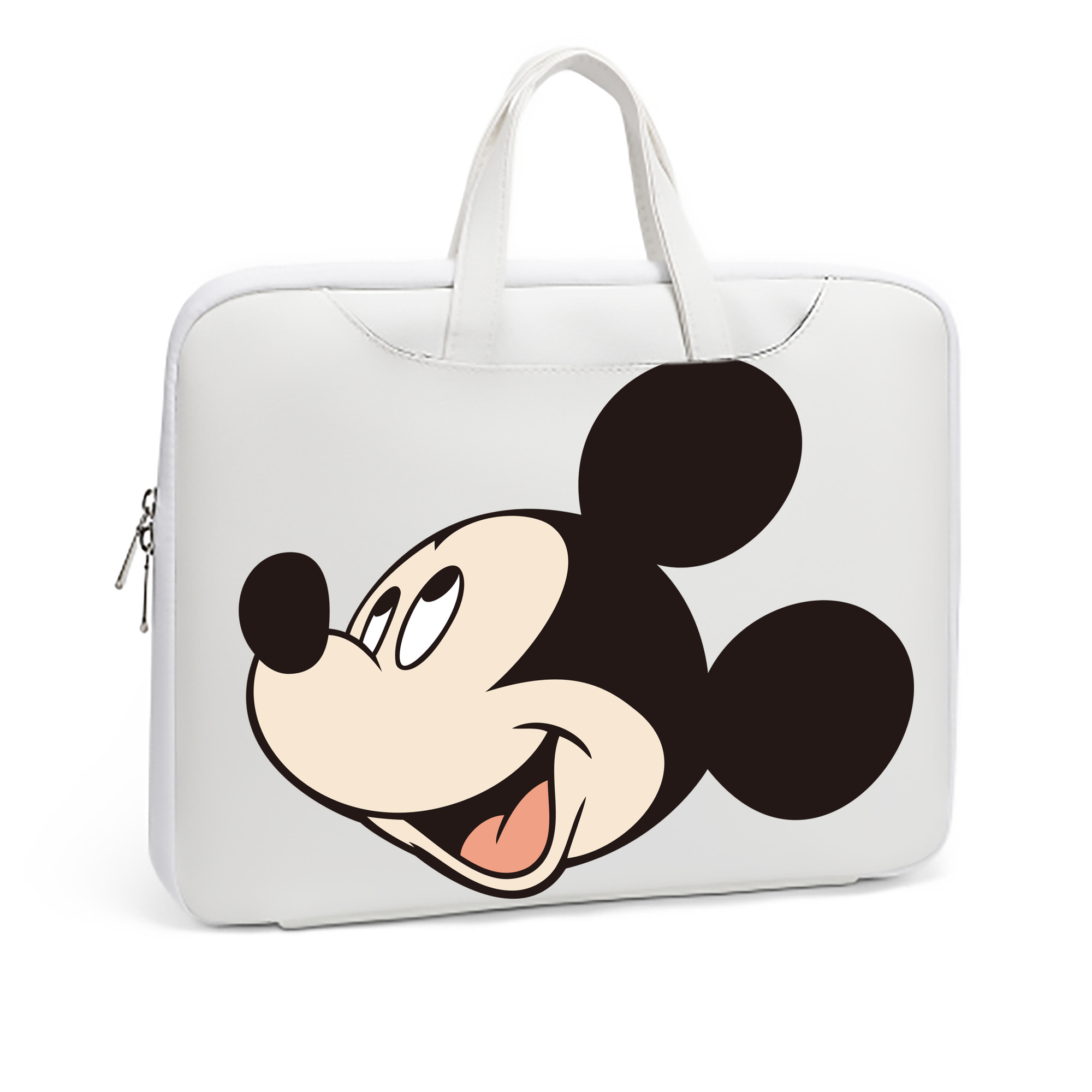 ミッキーマウス Mickey Mouse レザーラップトップバッグ　ノートパソコンケース