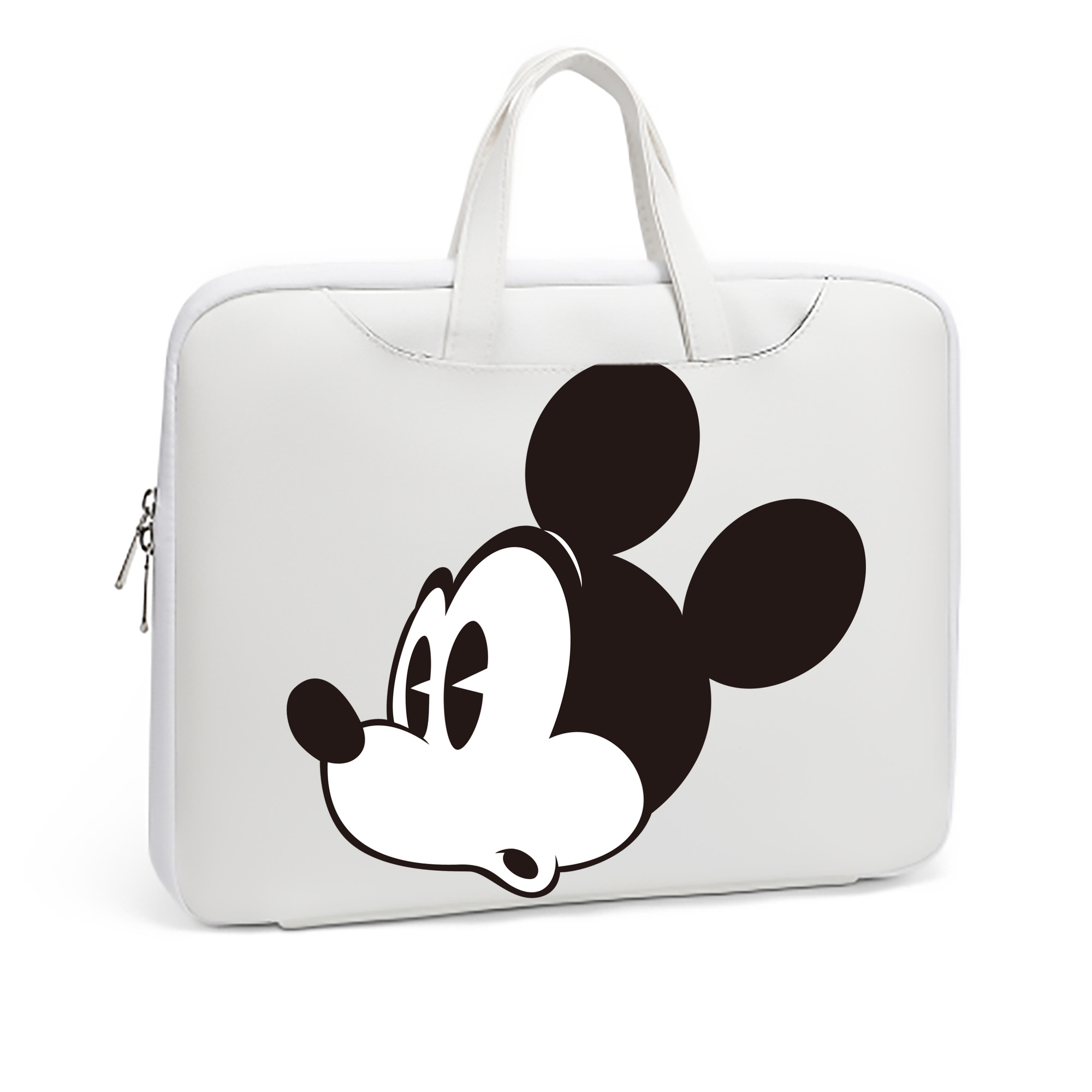 ミッキーマウス Mickey Mouse レザーラップトップバッグ　ノートパソコンケース