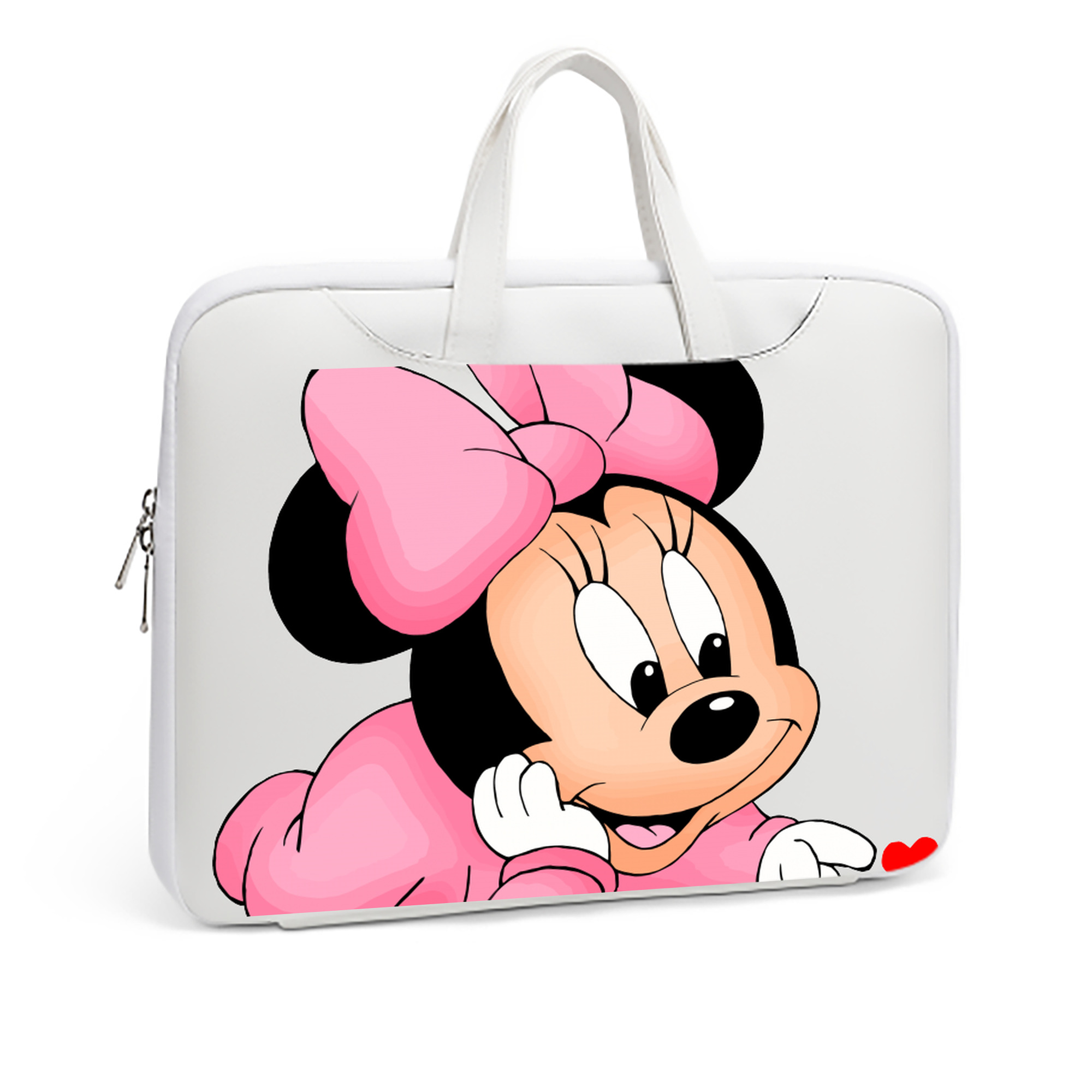 ミッキーマウス Mickey Mouse レザーラップトップバッグ　ノートパソコンケース