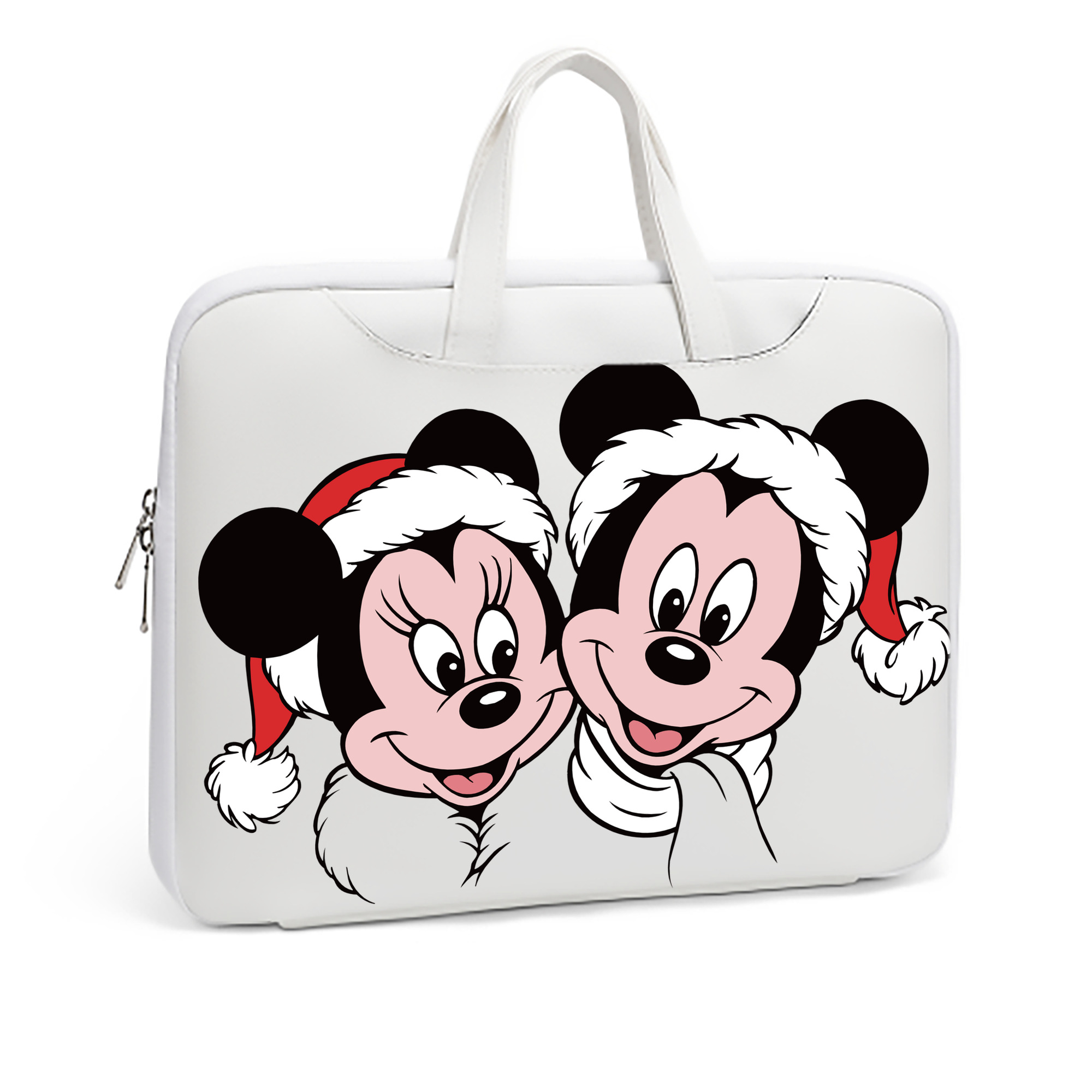 （画像用） ミッキーマウス Mickey Mouse レザーラップトップバッグ　ノートパソコンケース
